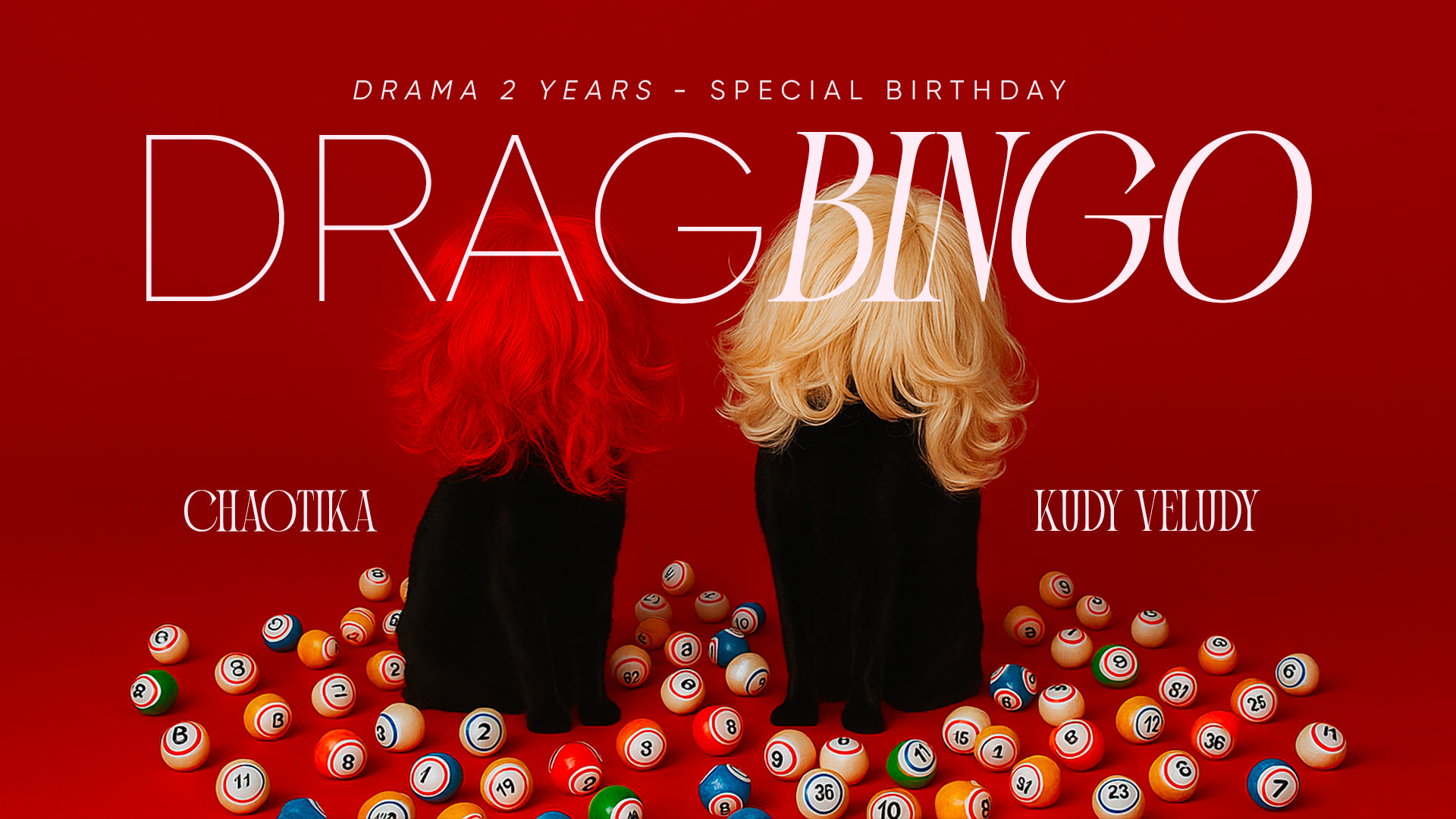 Drama 2 Years Birthday Drag Bingo Cover