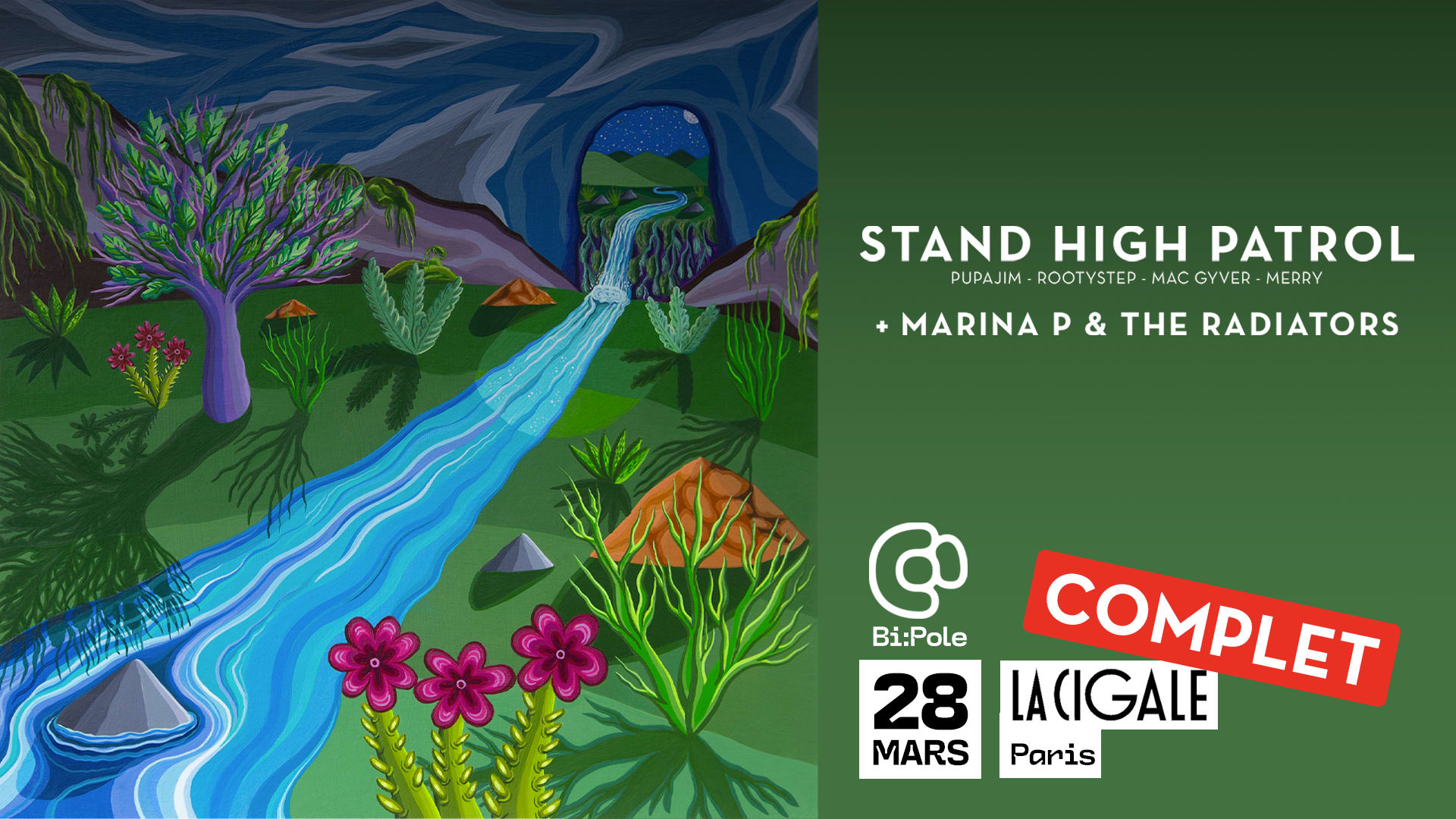Stand High Patrol + Marina P & The Radiators @ La Cigale Cover