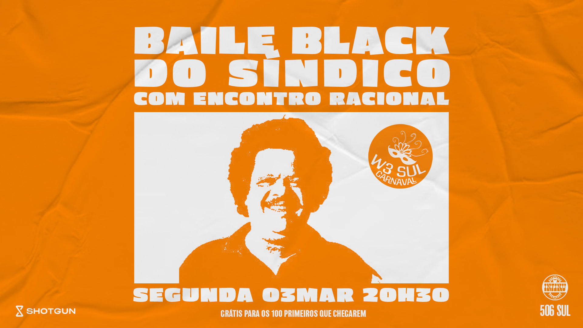 [Carnaval W3 Sul] Encontro Racional: Baile Black Do Síndico Cover
