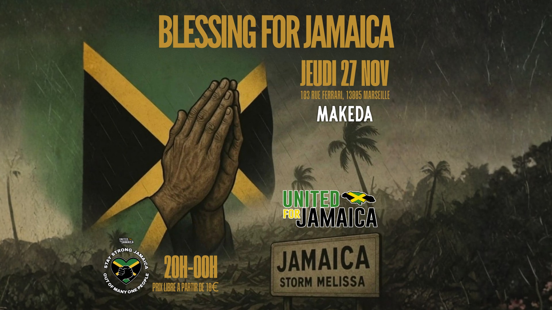 Soirée De Soutien À La Jamaïque Cover