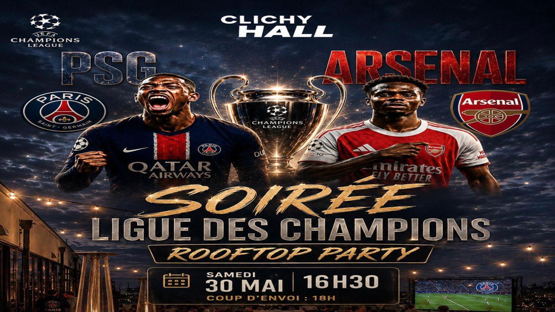 Soirée Ligue Des Champions – Rooftop Party Cover