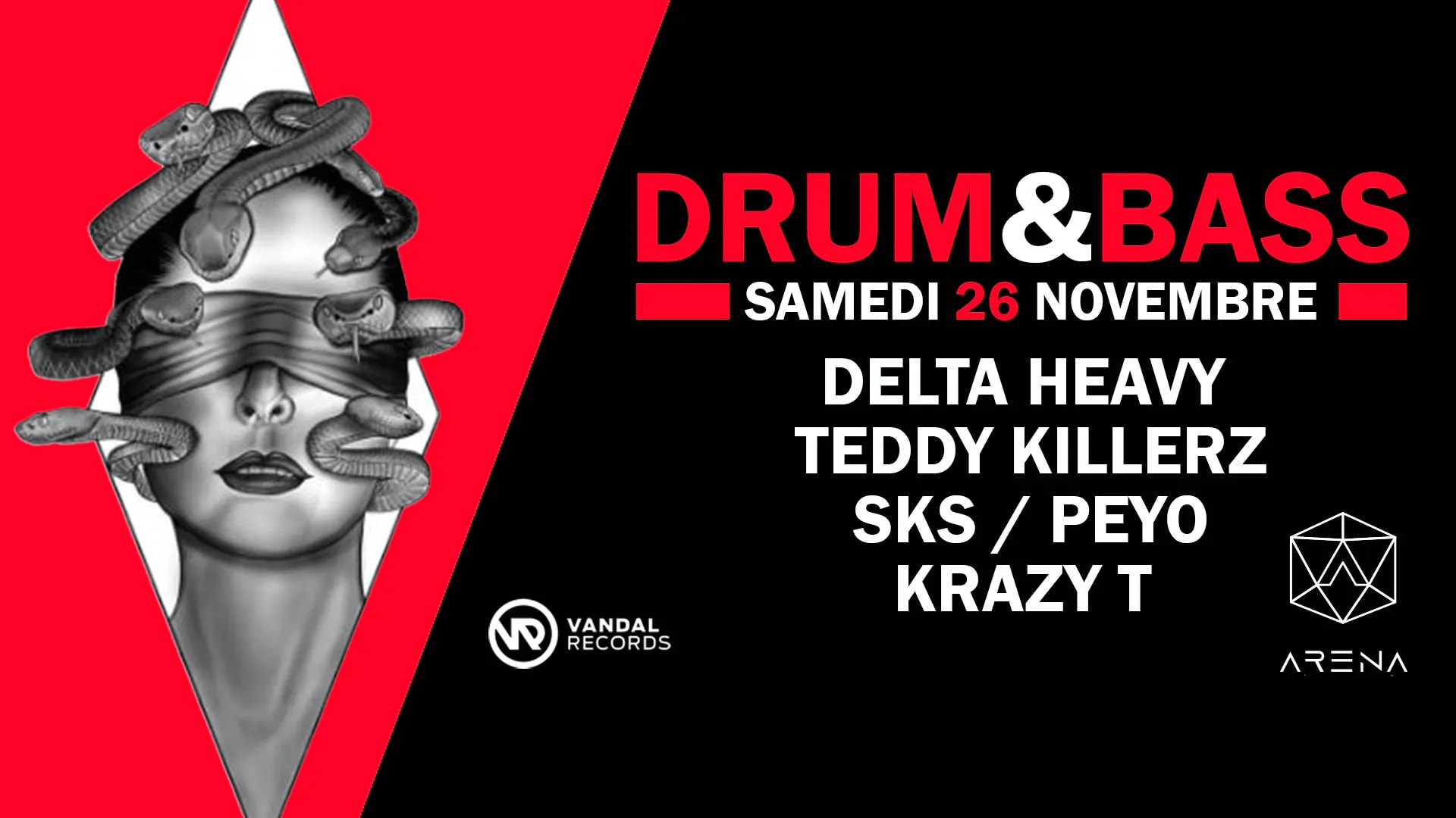 [ Drum & Bass ] Delta Heavy, Teddy Killerz, Sks, Peyo Cover