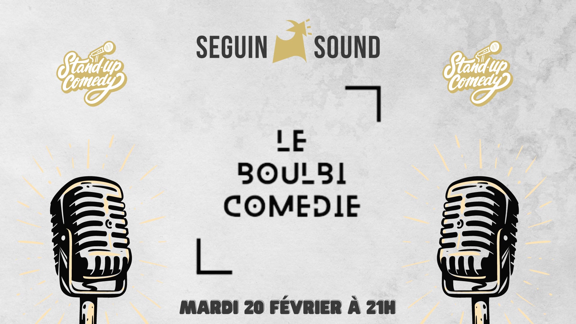 Le Boulbi Comédie Show Au Seguin Sound Cover