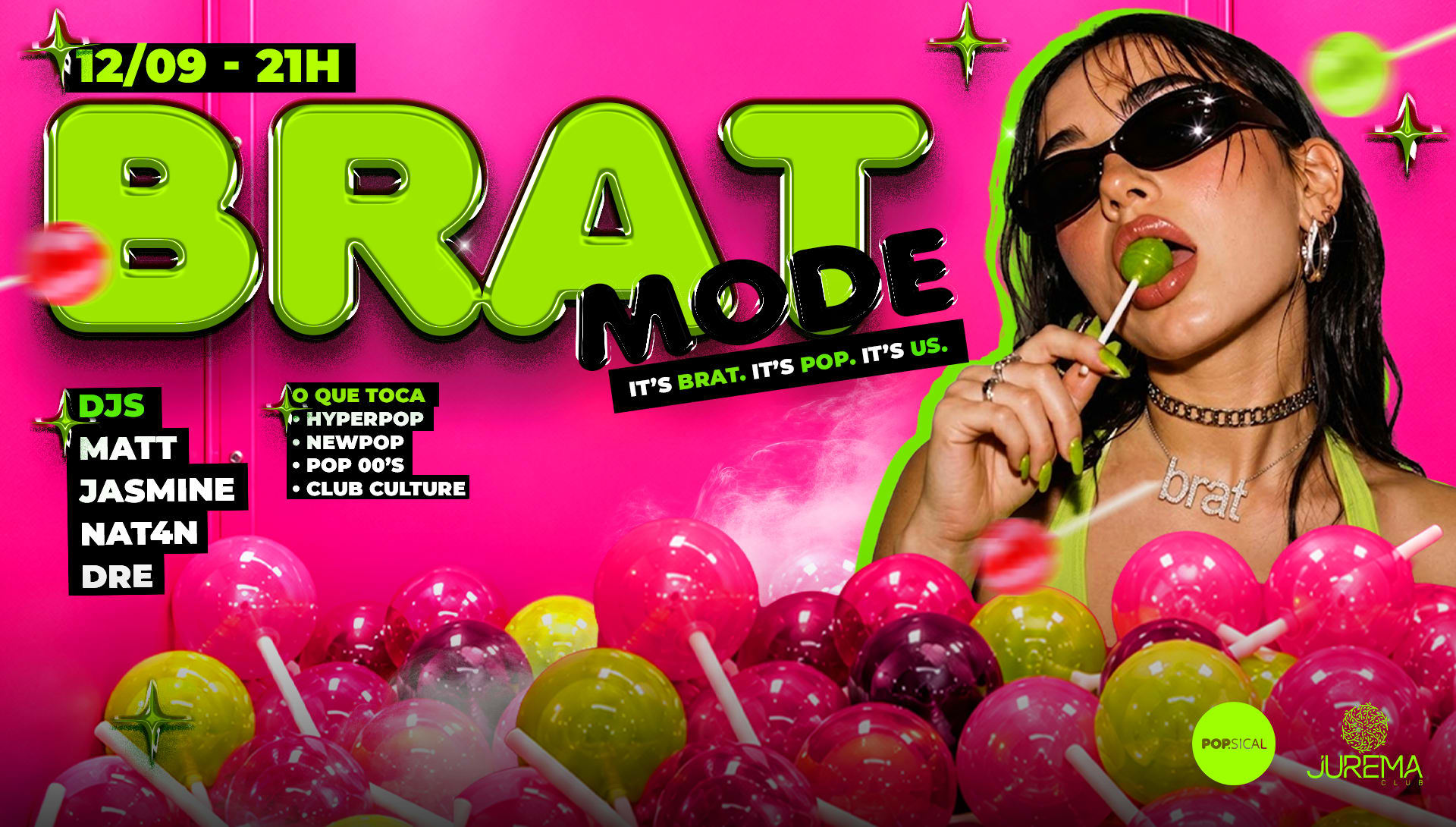 Pop.Sical Brat.Mode 💚 Cover