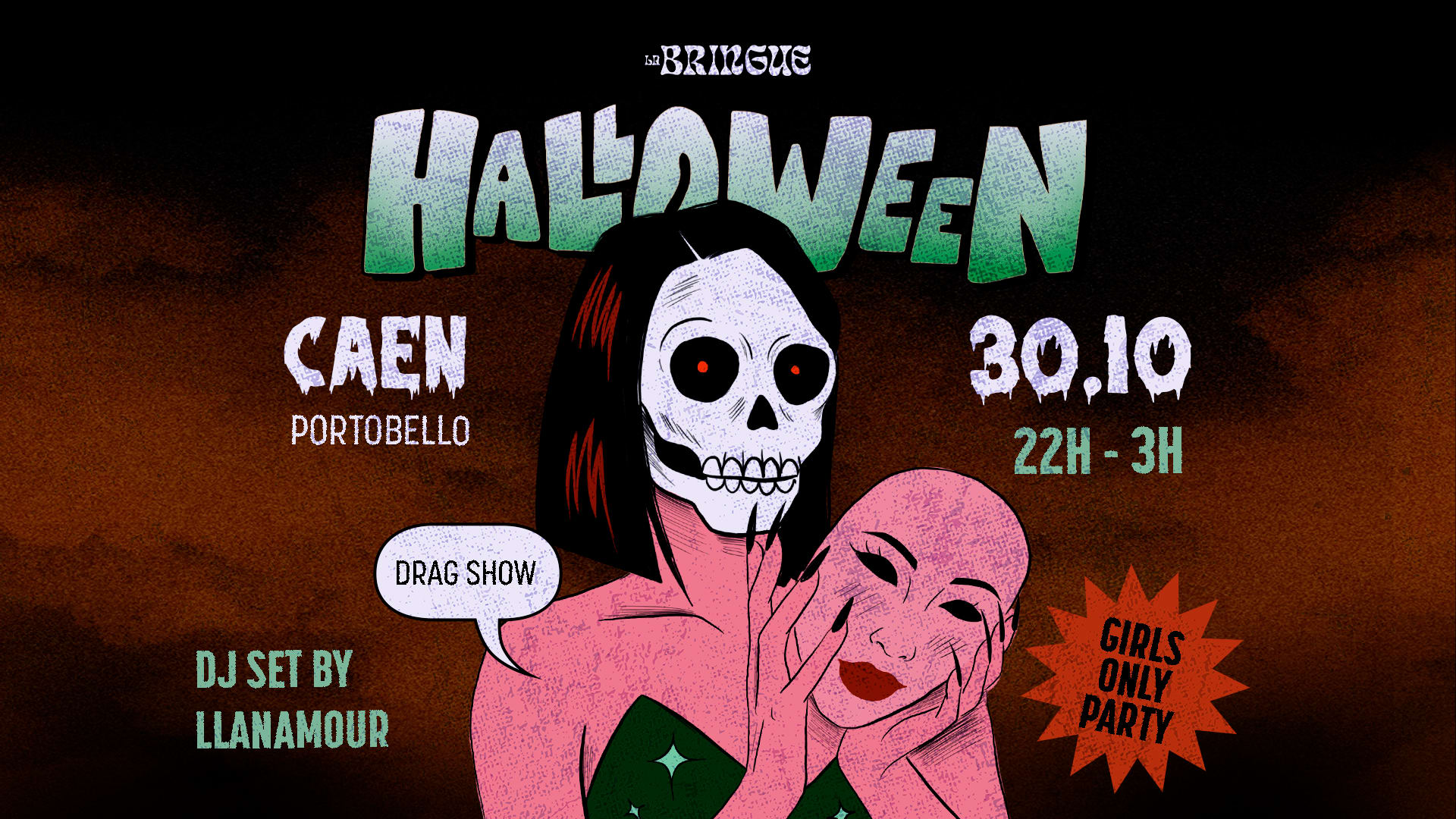 La Bringue - Caen - Halloween 100% Girls Cover