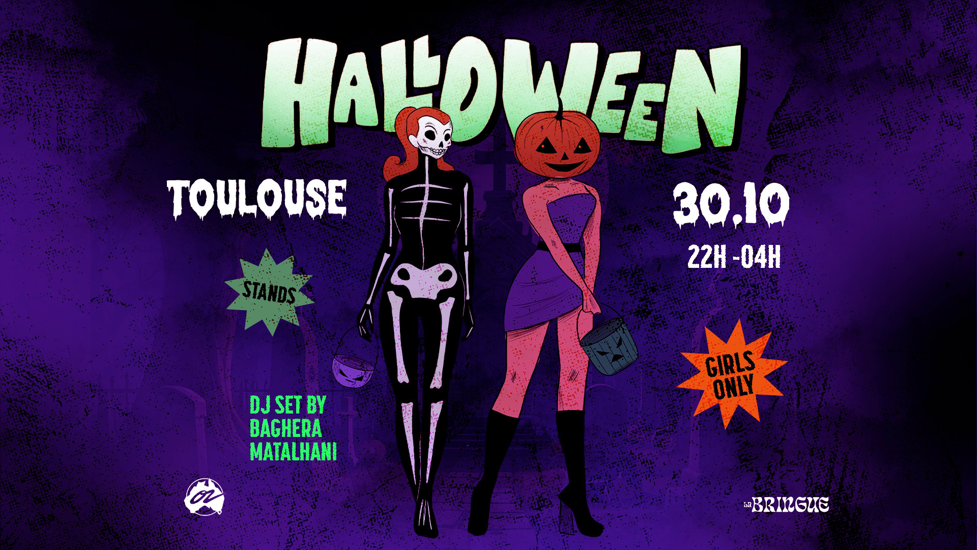 La Bringue - Toulouse - Halloween 100% Girls Cover