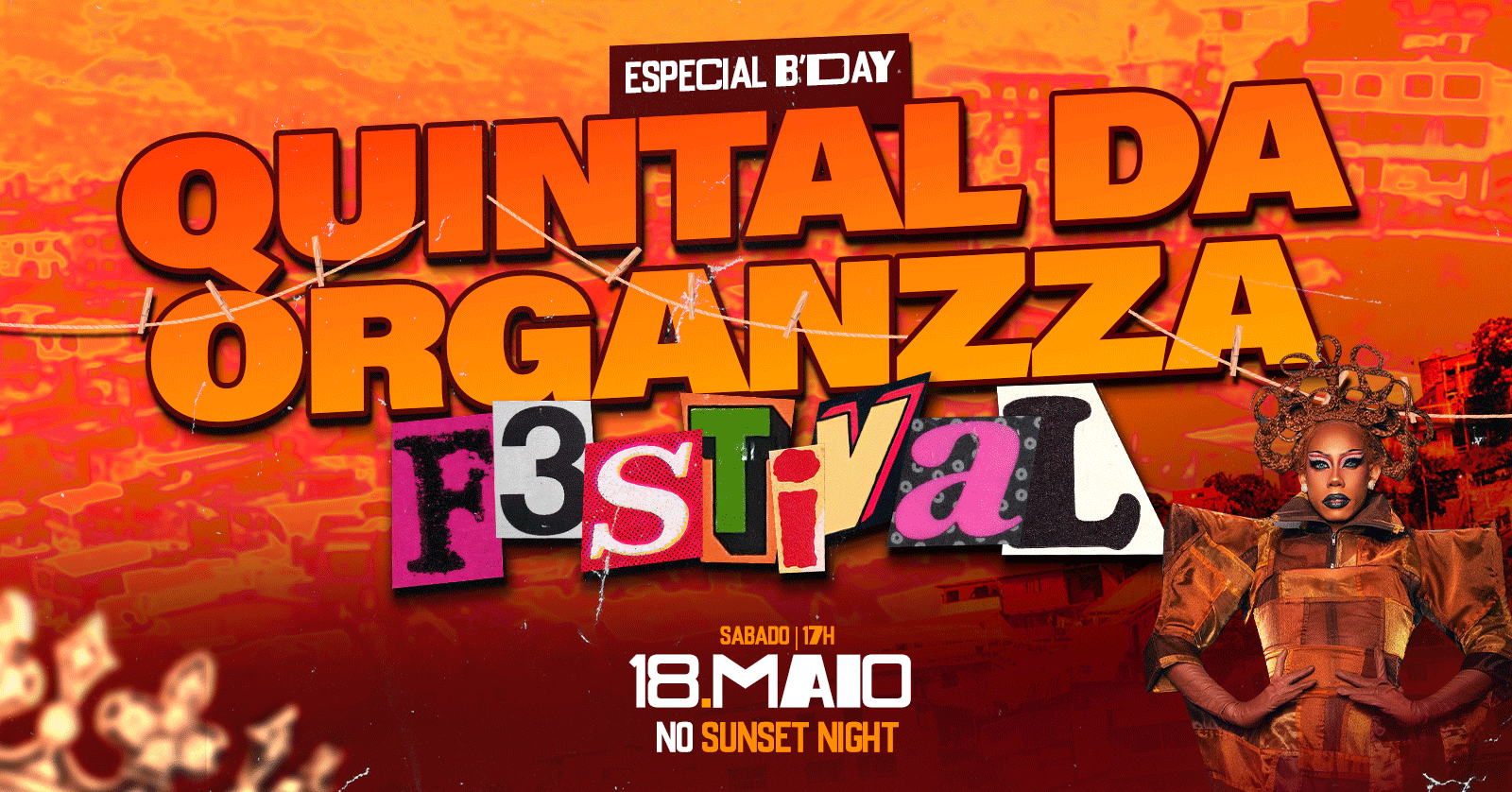 Quintal Da Organzza Festival - Especial B'day Cover