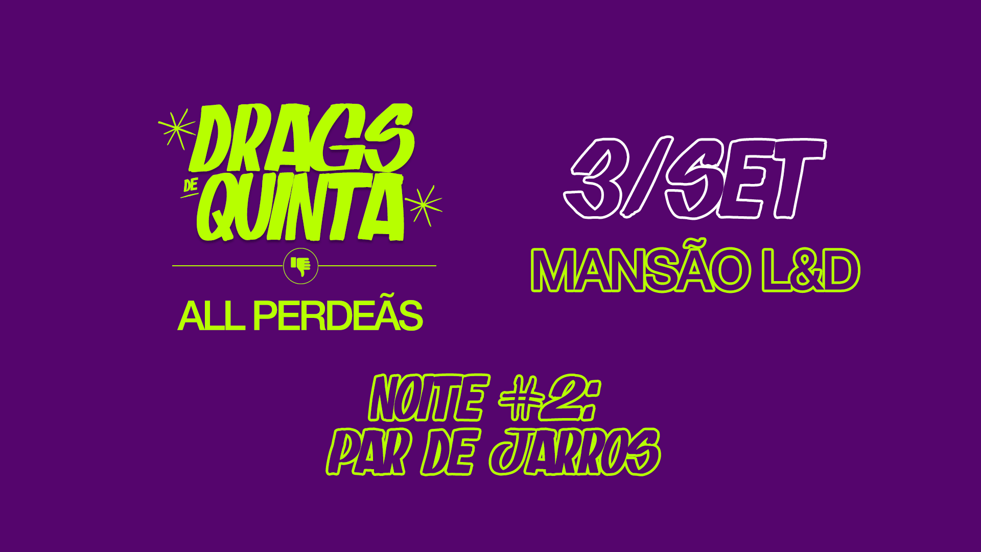 Drags De Quinta — All Perdeãs #2: Par De Jarros Cover
