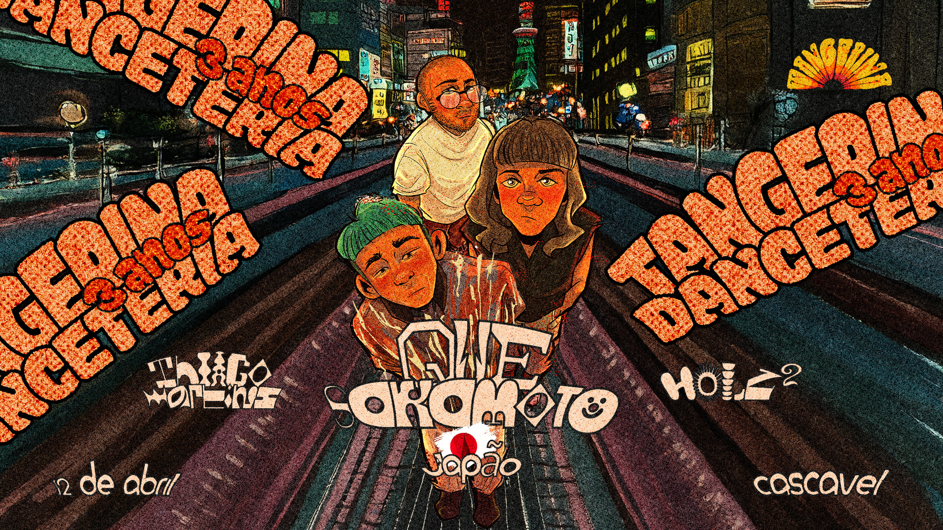 Tangerina Danceteria Aniversário 3 Anos C/Que Sakamoto (Jp) Cover
