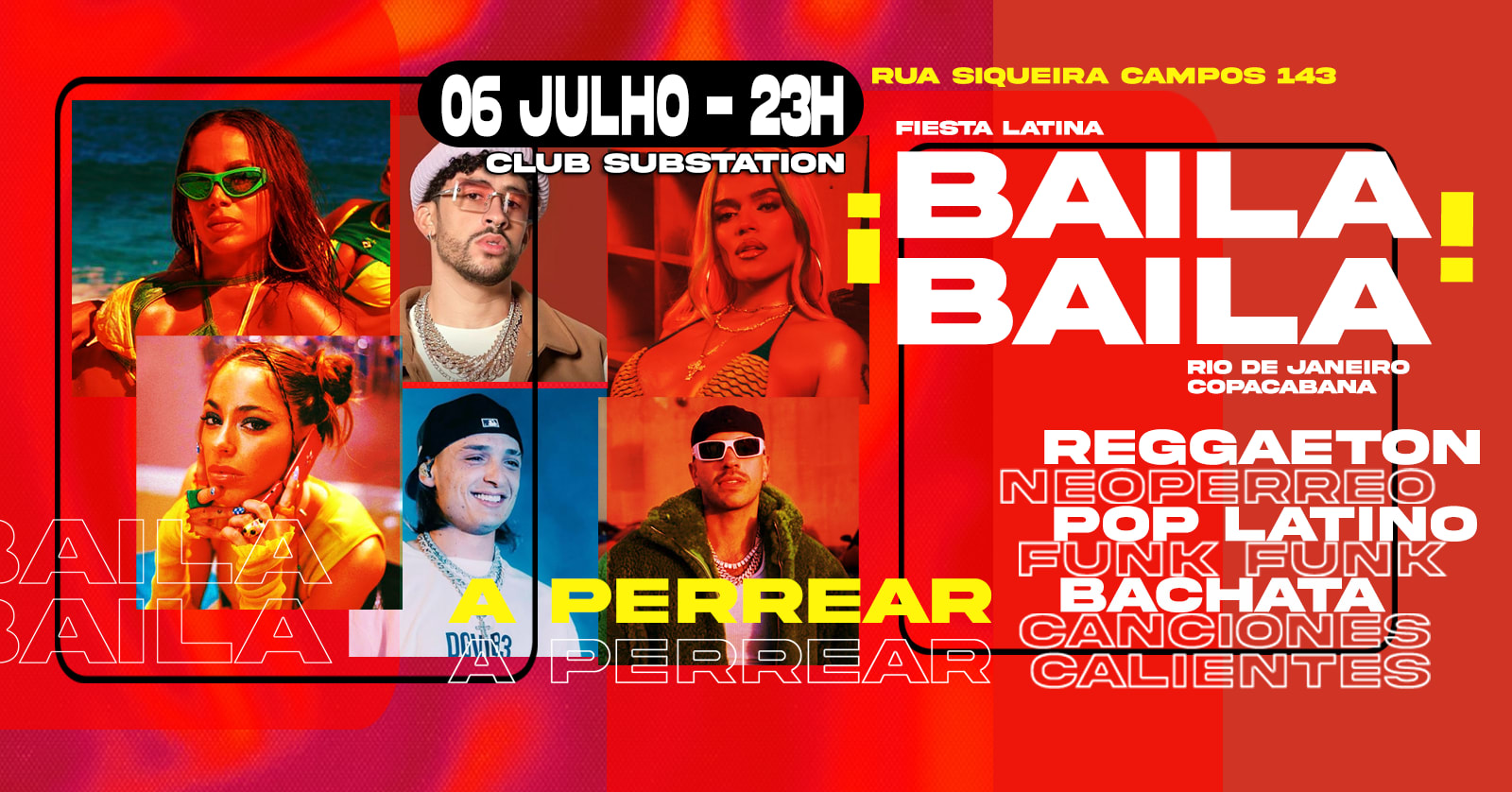 Fiesta Latina Baila Baila 06 De Julho Copacabana Cover