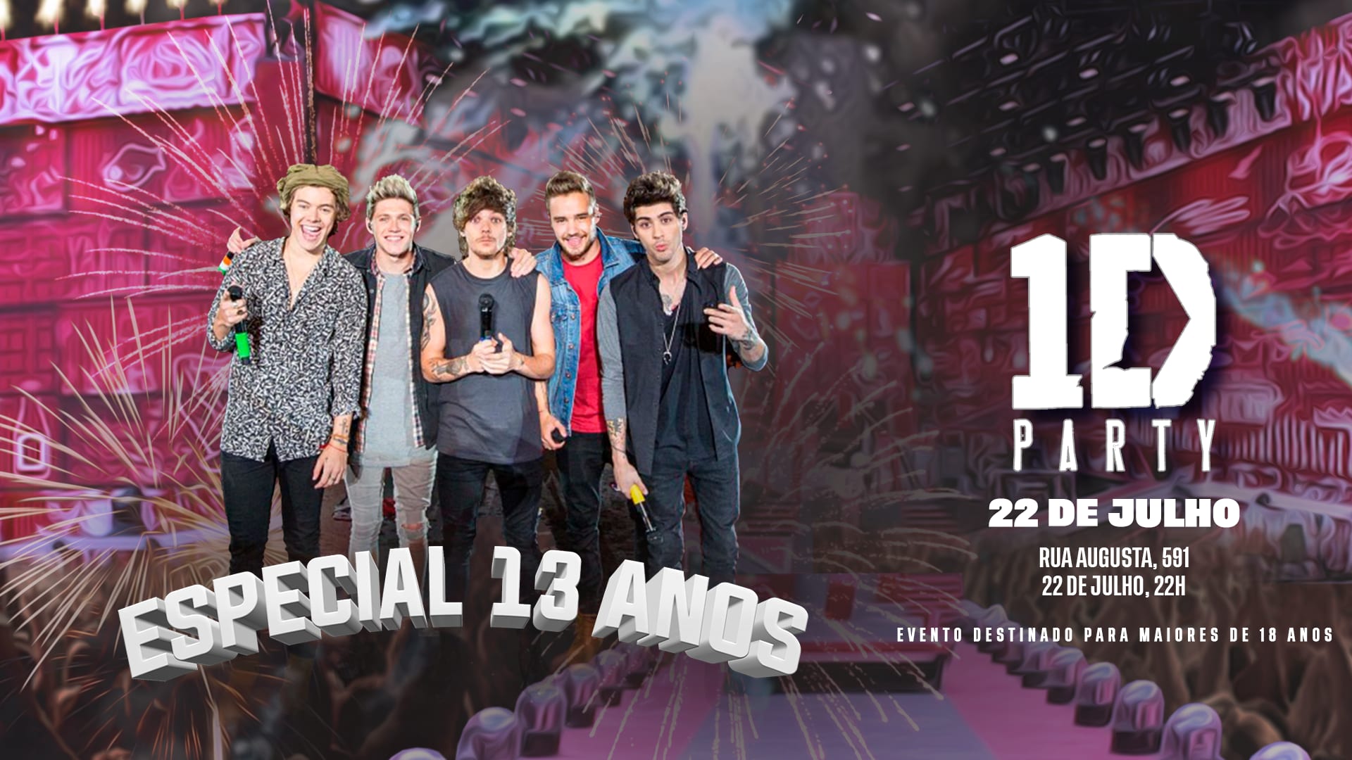 1d Party Em Sp: Festa Especial 13 Anos Cover