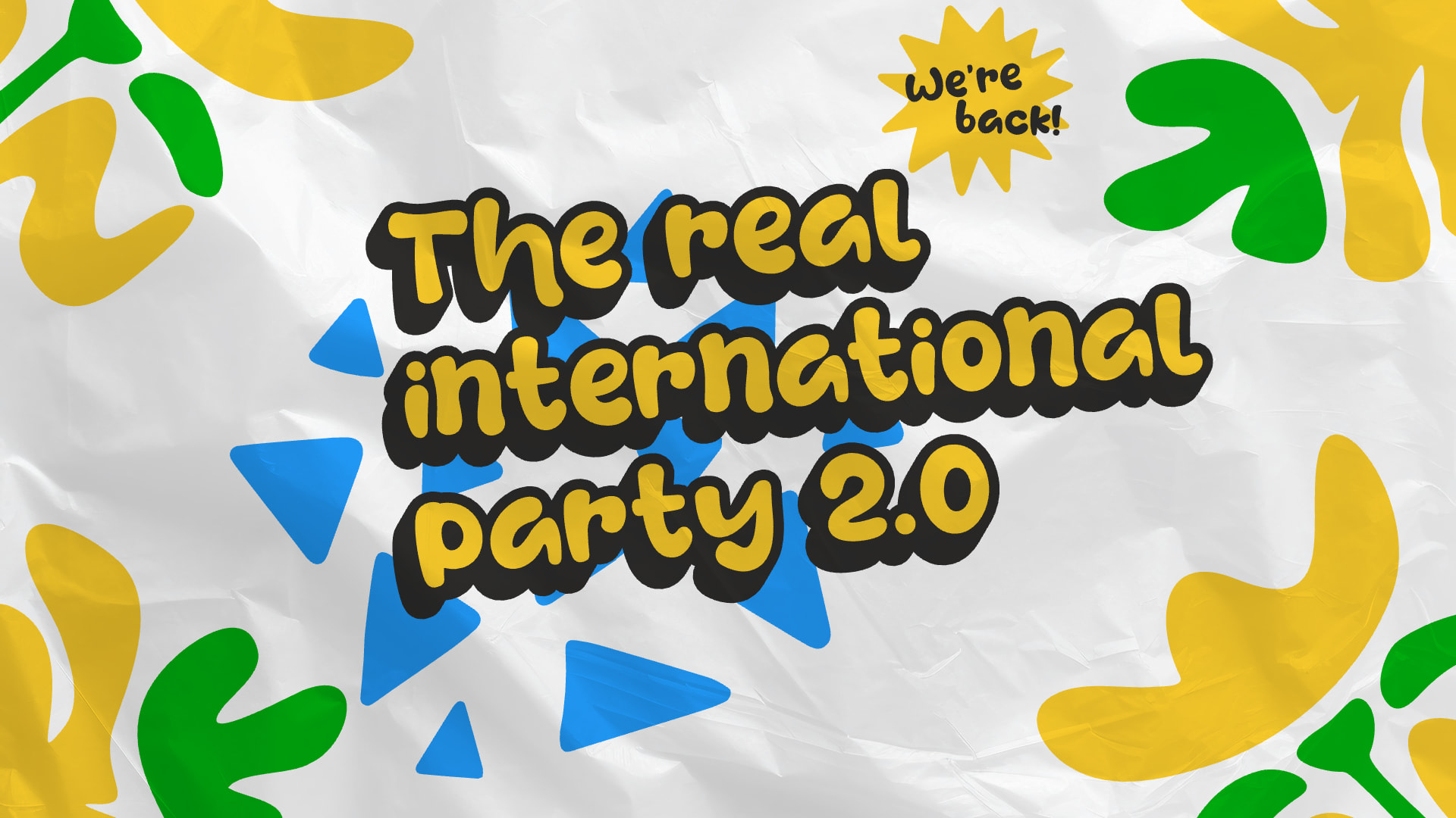 The Real International Party 2.0 Cover