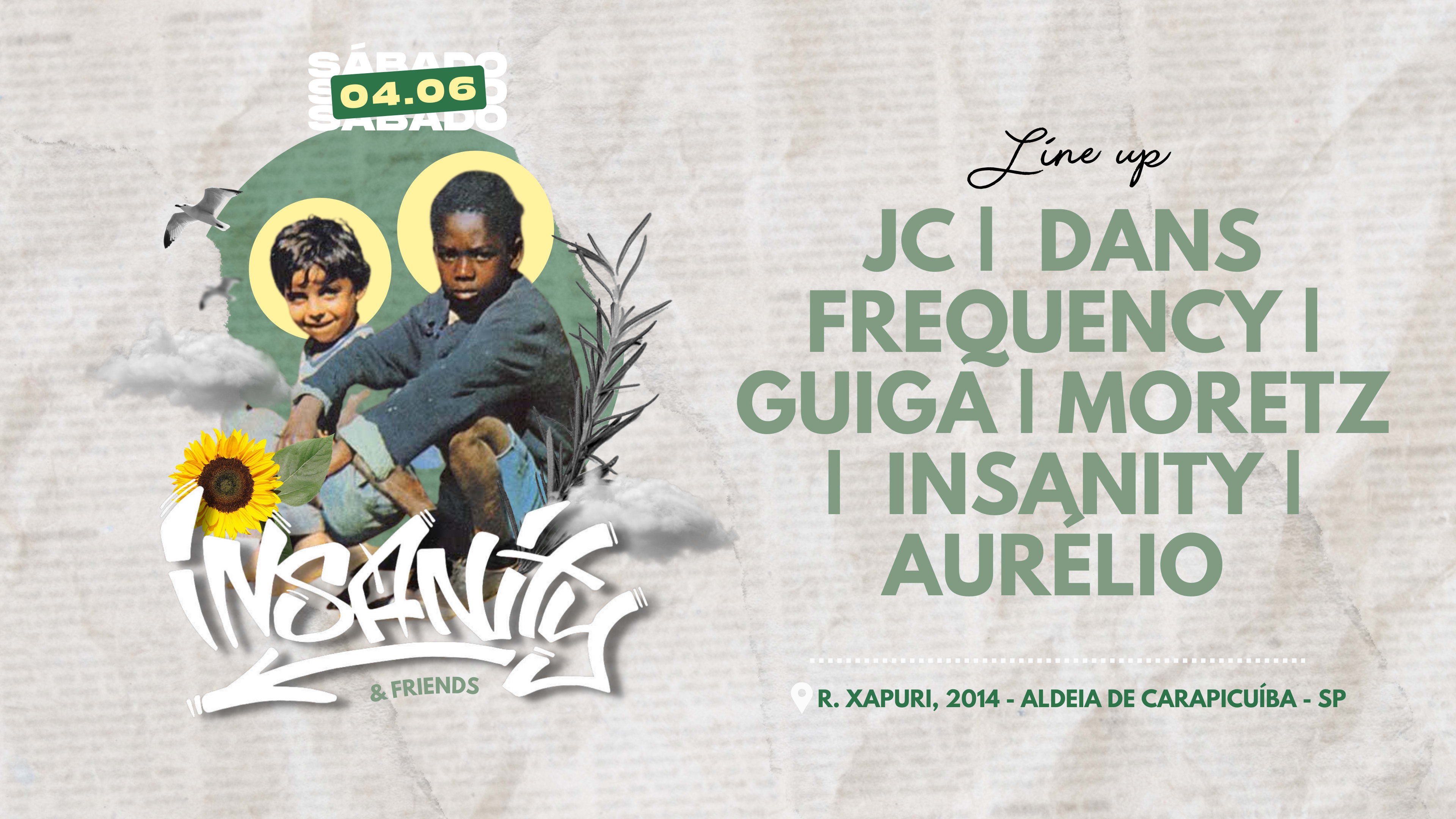 Insanity & Friends - 04/06 At Club Aldeia Cover