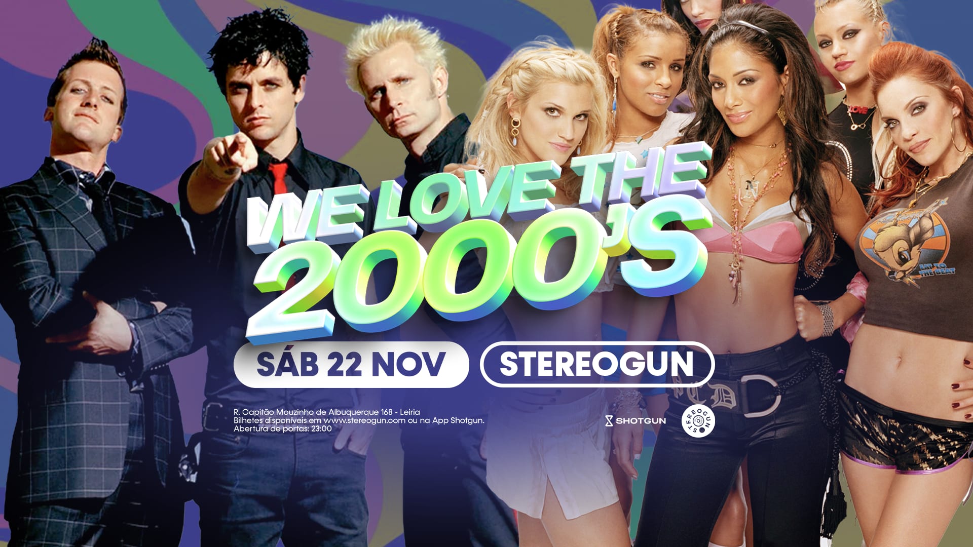 We Love The 2000's - Novembro - Stereogun Leiria Cover
