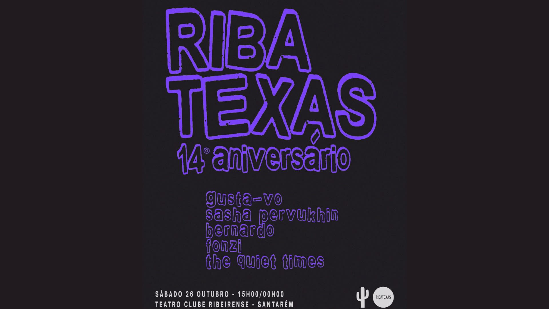 14 Aniversário Ribatexas Cover