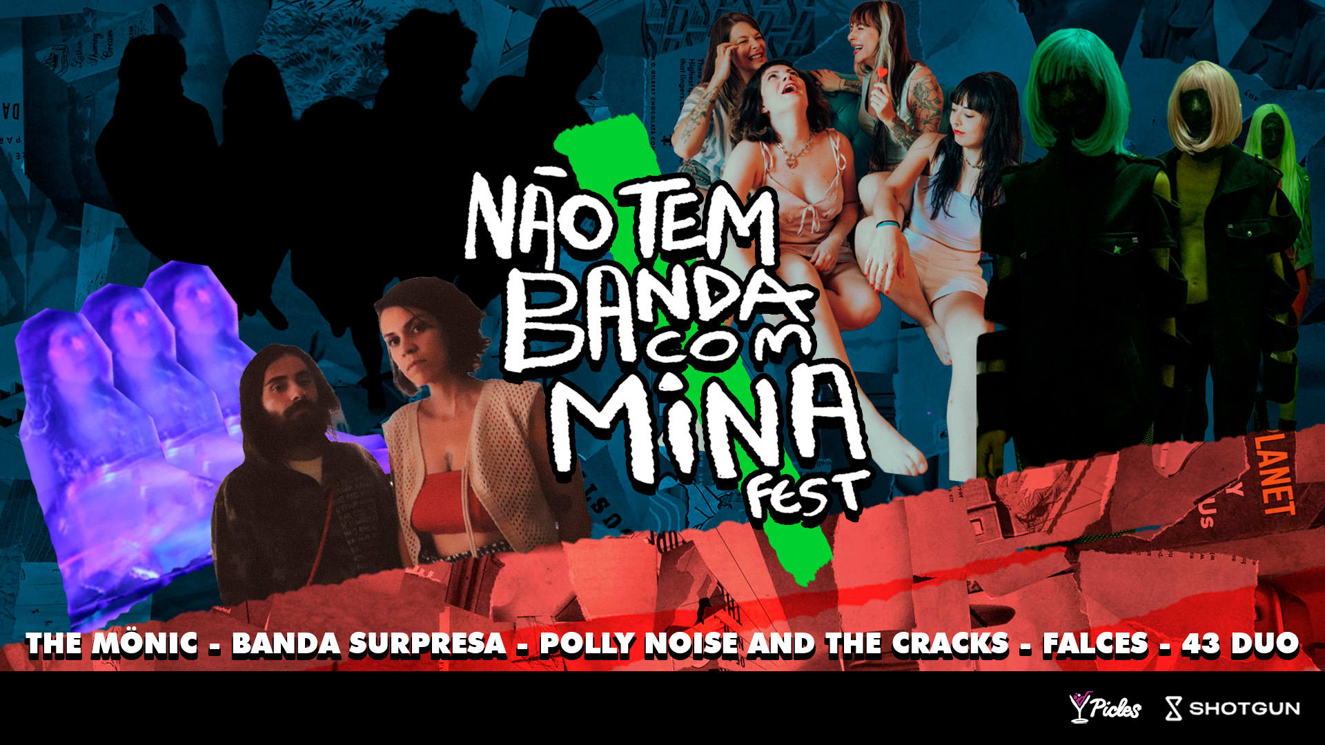 Não Tem Banda C/ Mina - The Monic/Swave/Polly/Falces/43duo Cover