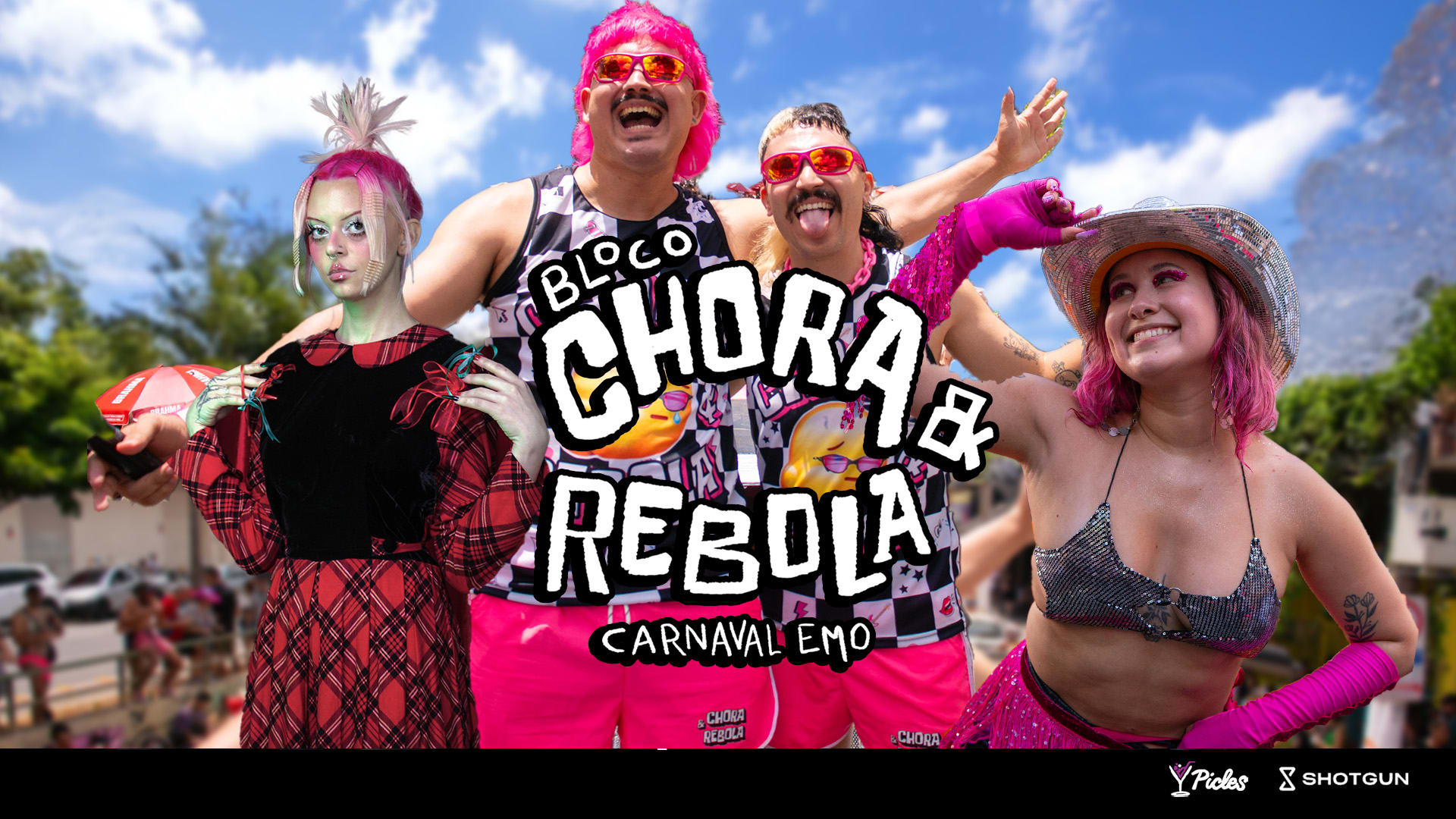 Bloco Chora E Rebola, Dj Malfeitona E Cyz Mendes  + Dj Nina Cover