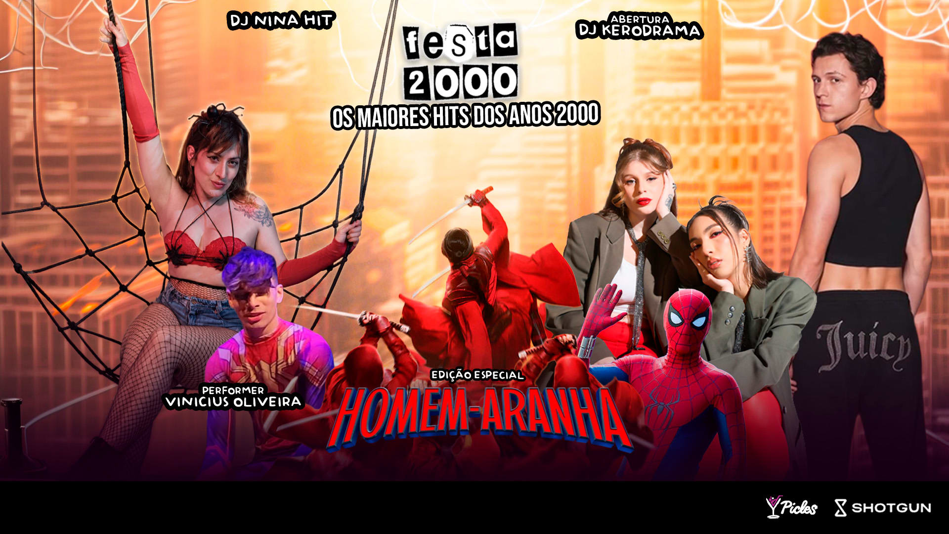 Festa 2000 Homem-Aranha - Nina Hit + Kerodrama Cover