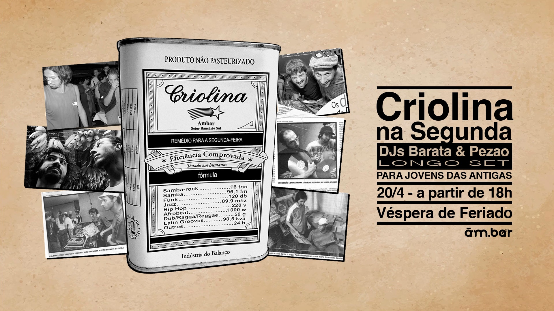 Criolina - Pré Feriado Cover