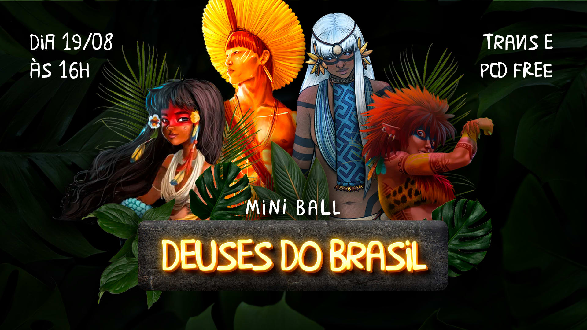 Deuses Do Brasil Mini Ball Cover