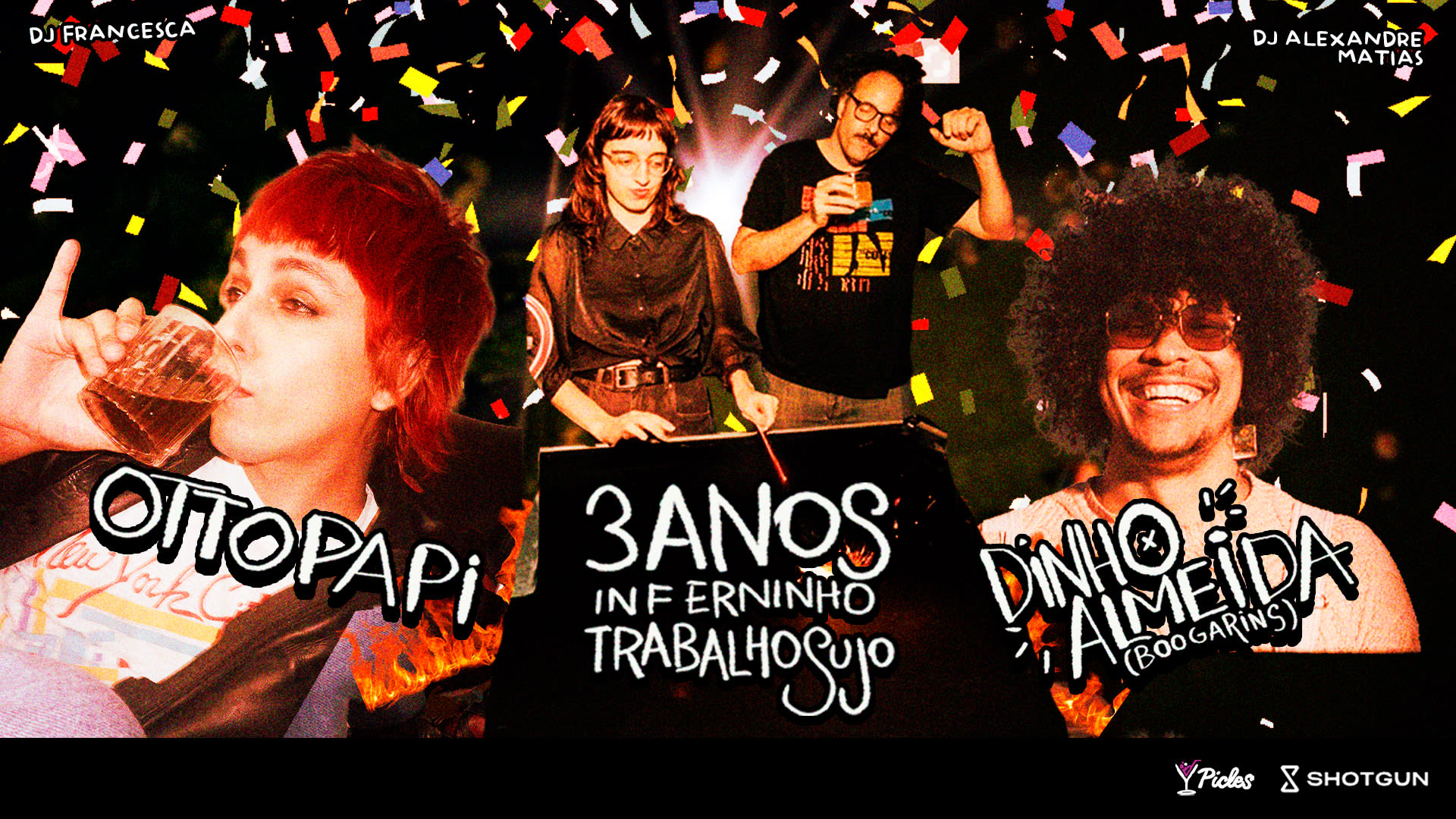 Dinho (Boogarins) Ottopapi=Inferninho Trabalho Sujo 3 Anos Cover