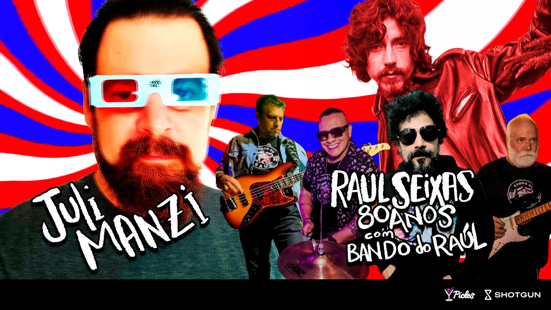 Niver Raul Seixas 80 Anos Bando Do Raul + Juli Manzi Dj Tatá Cover