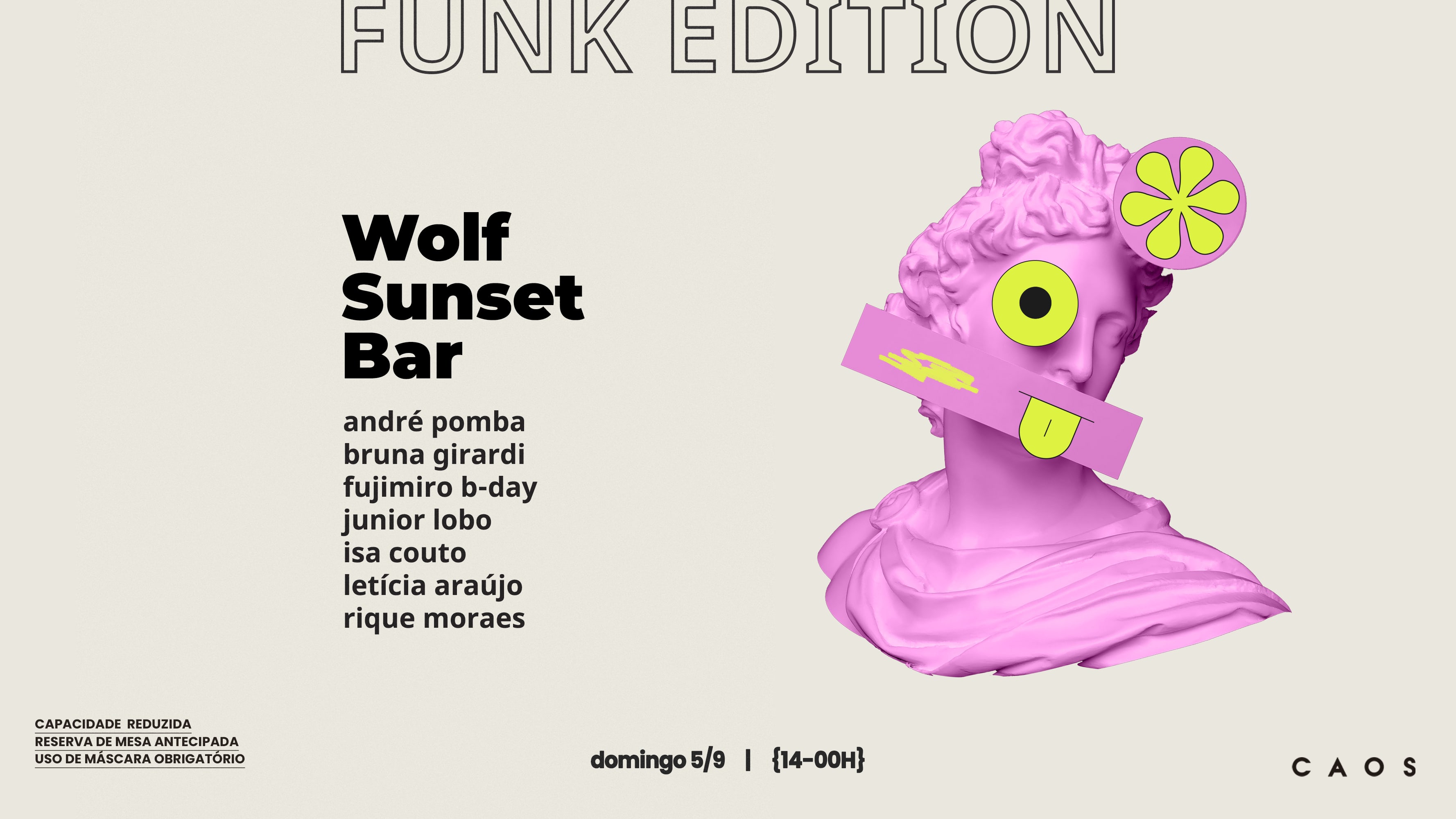 Wolf Sunset Bar Funk Edition Com Andre Pomba Cover