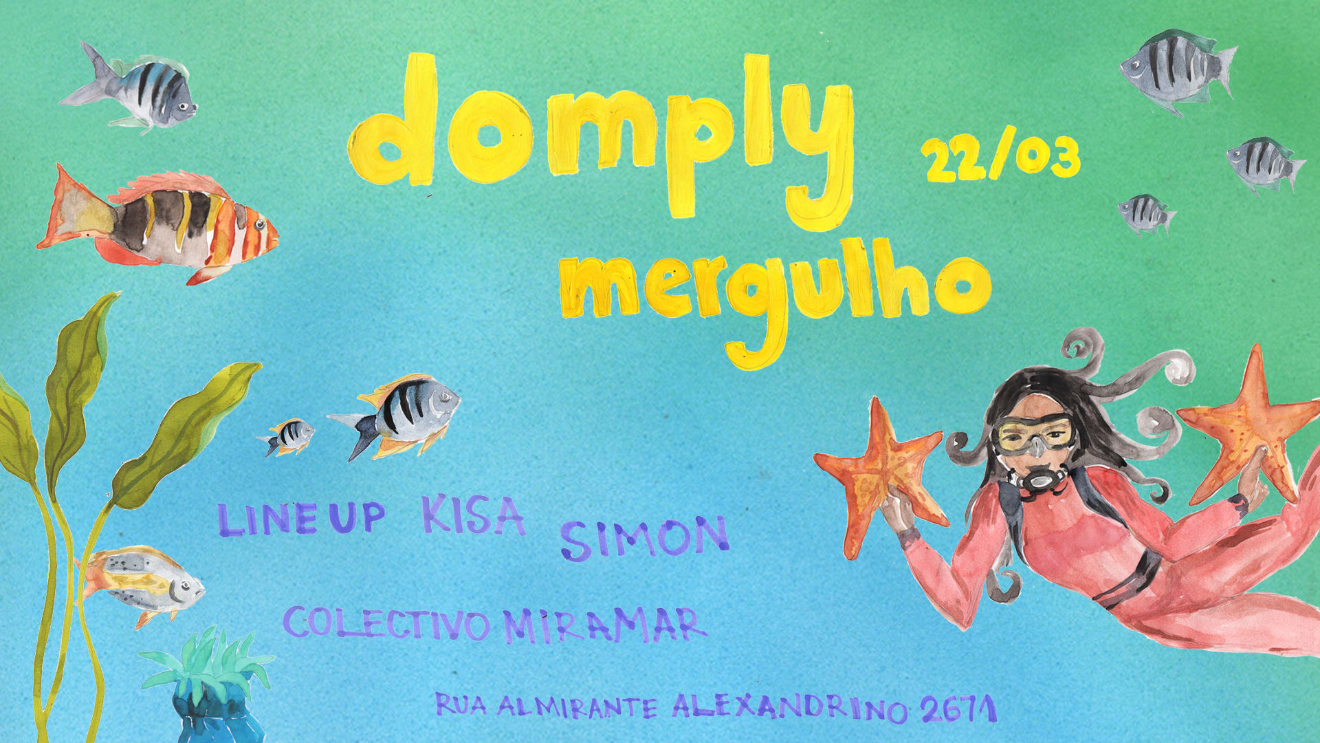 Domply Mergulho C/ Kisa, Colectivo Miramar & Simon Cover