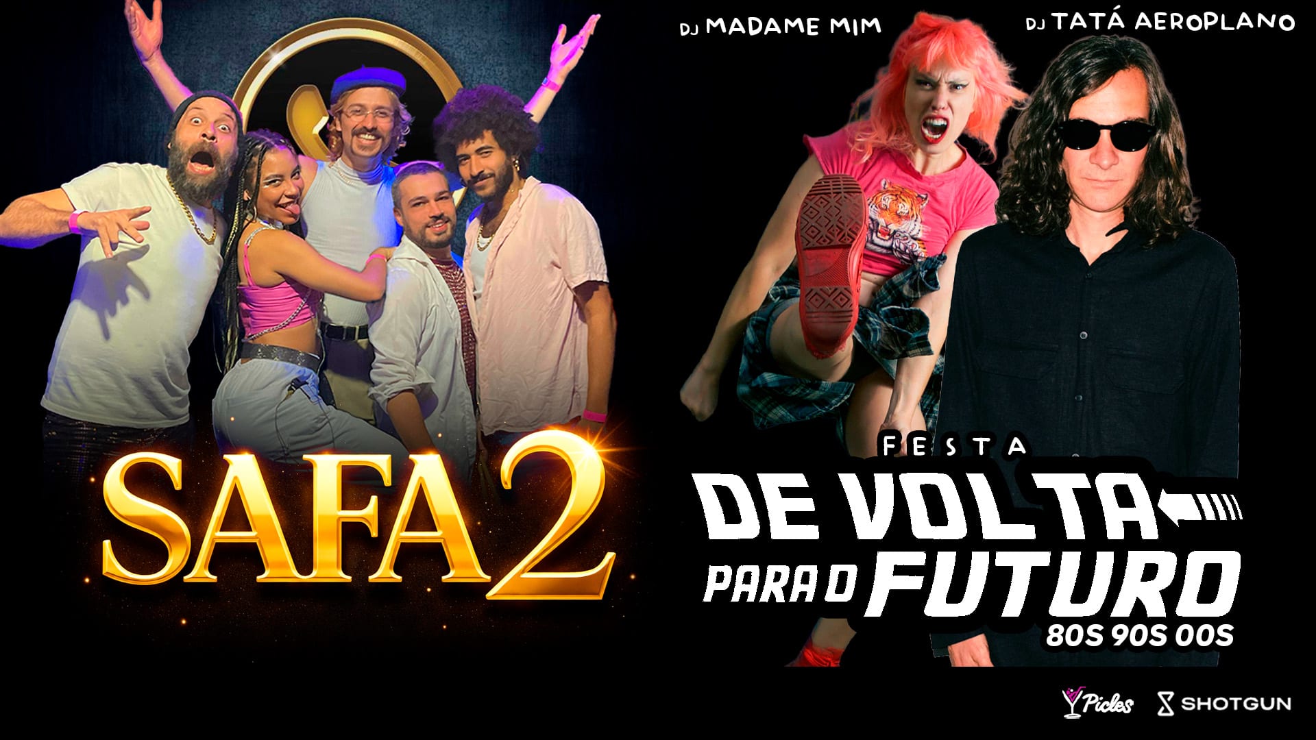 Safa Baile + Djs Madame Mim + Tatá Aeroplano - 80s 90s 2000s Cover