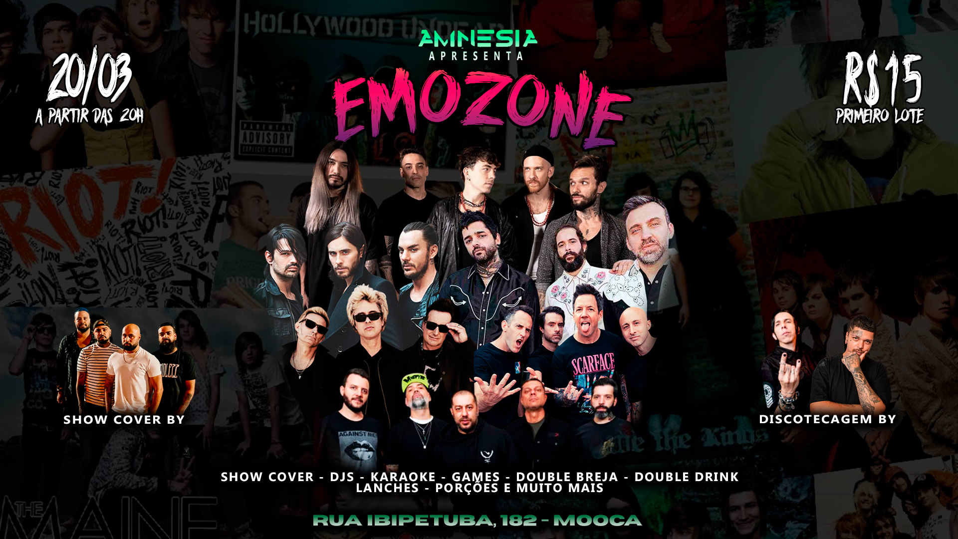 Emozone No Amnesia Rock Bar Cover