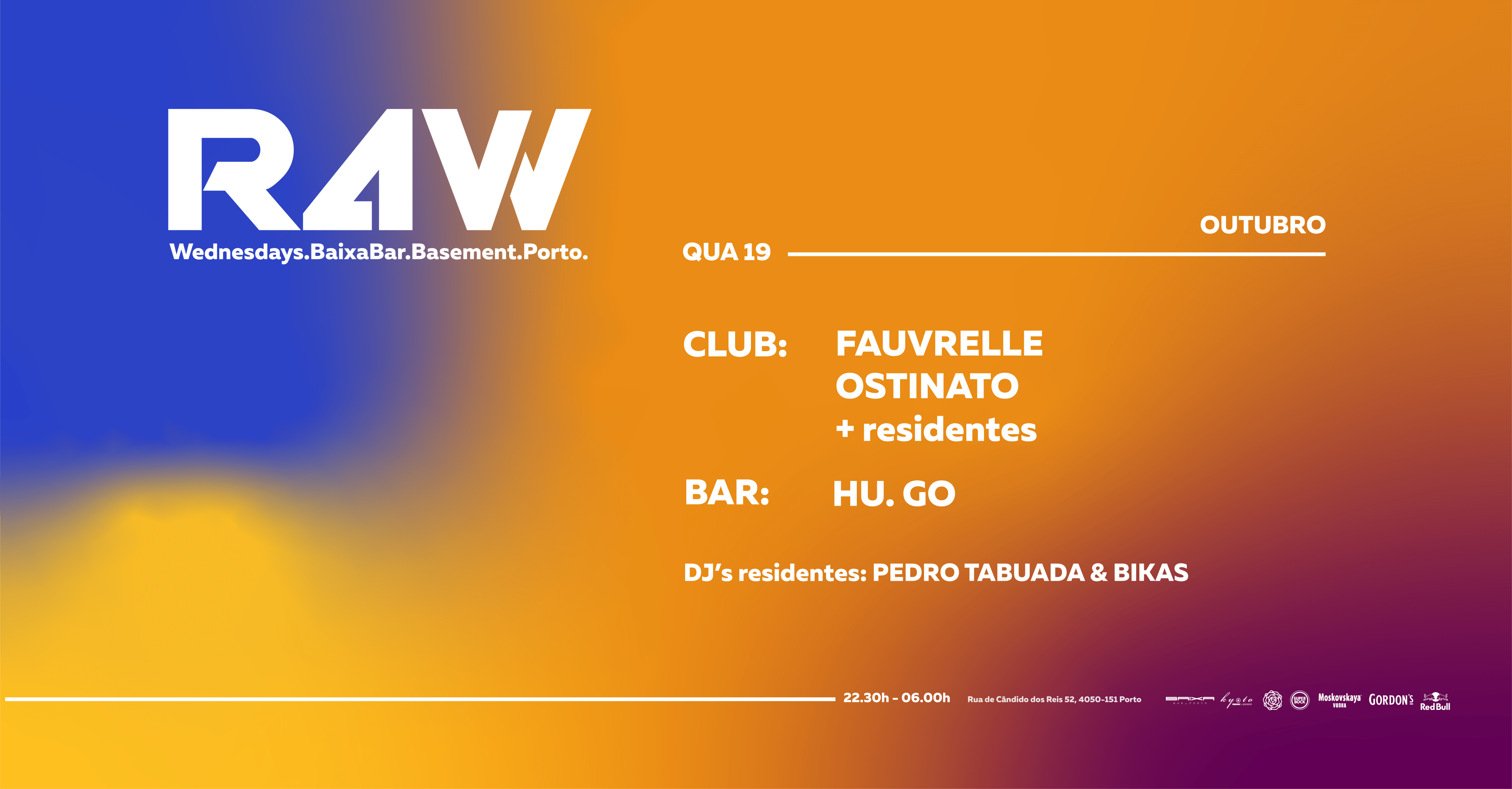 R4w With Fauvrelle X Ostinato + Residentes & Hu Go Cover
