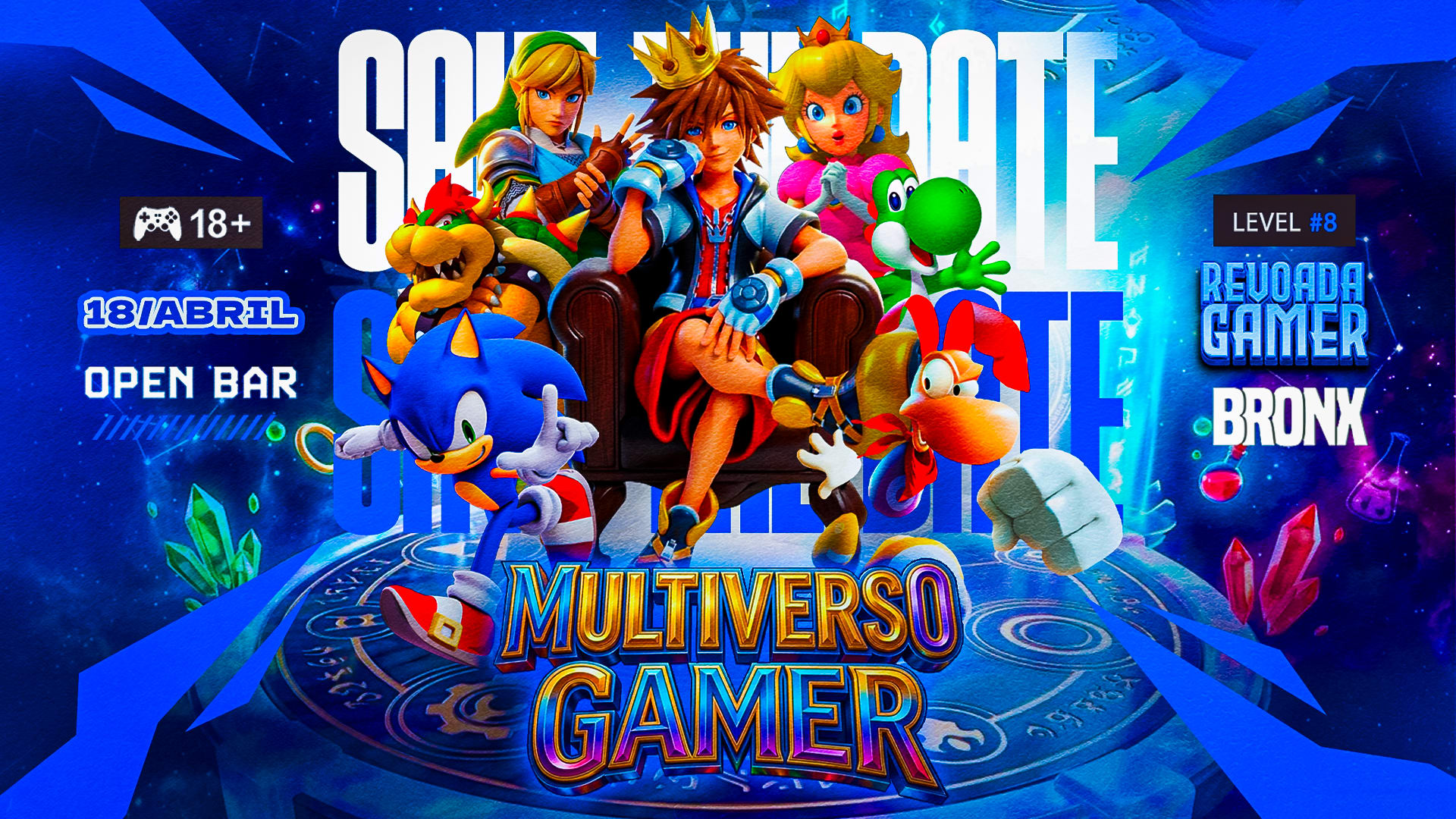 Revoada Gamer - Lvl 8 Multiverso 18/04 Cover