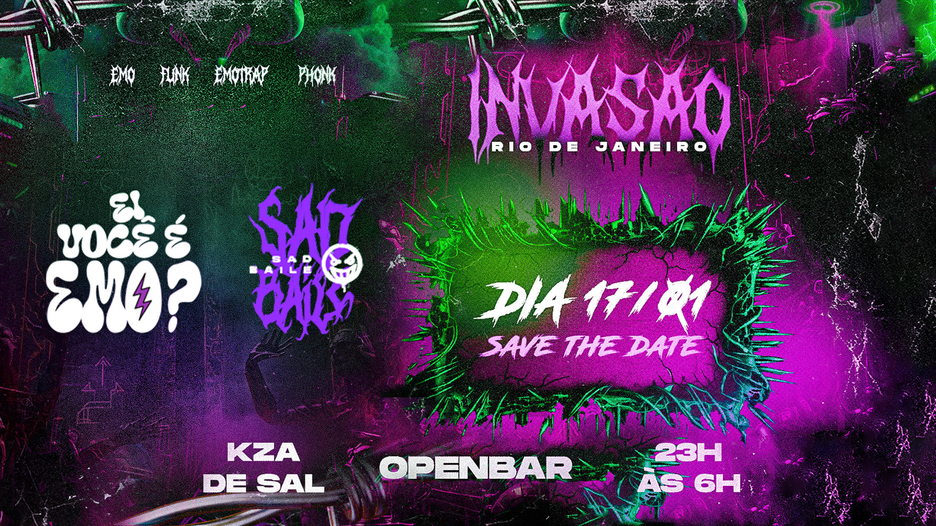 Ei, Você É Emo? X Sad Baile • Invasão • Rio De Janeiro Cover