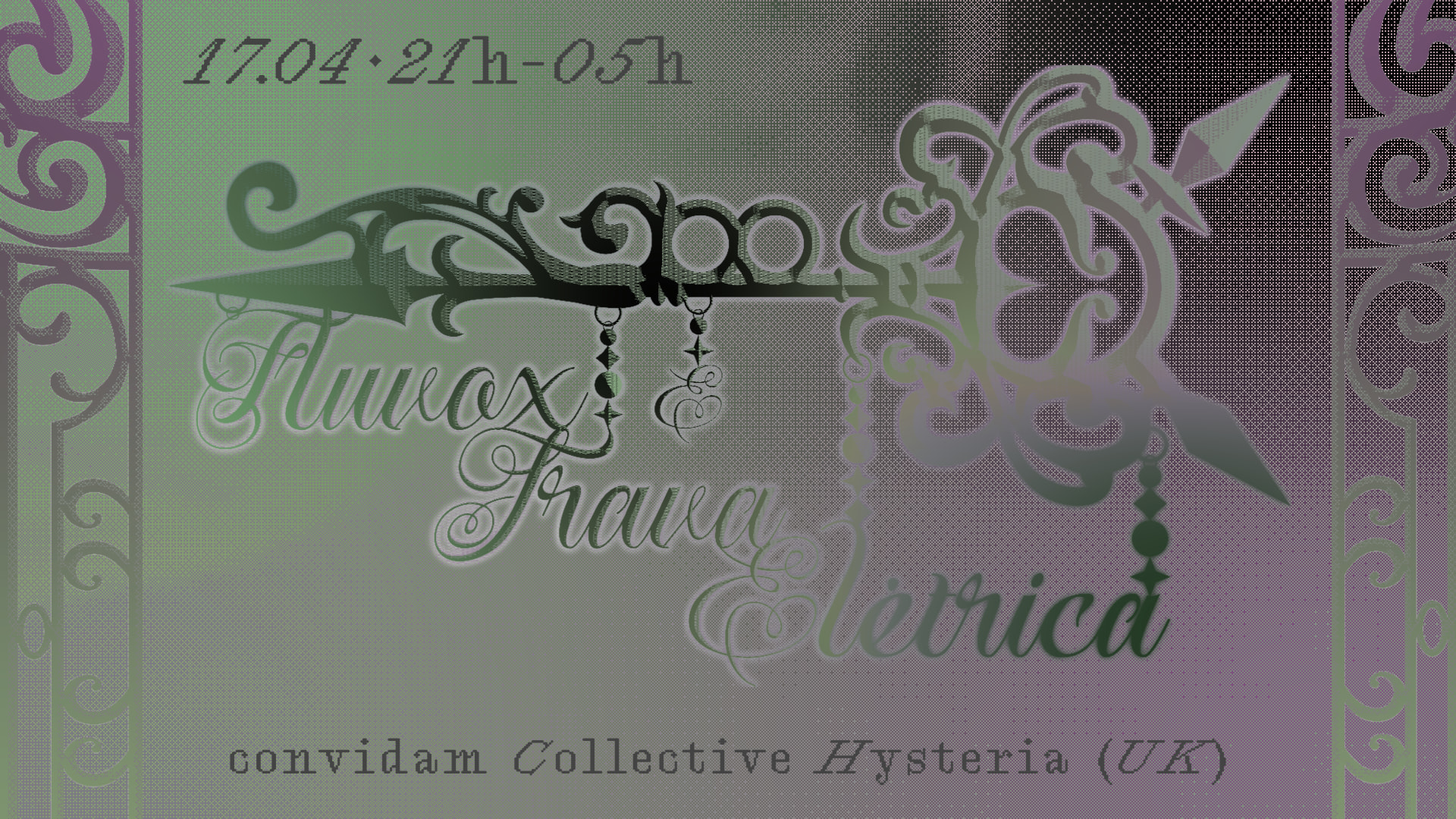 Fluvox + Trava Elétrica Convidam Collective Hysteria (Uk) Cover