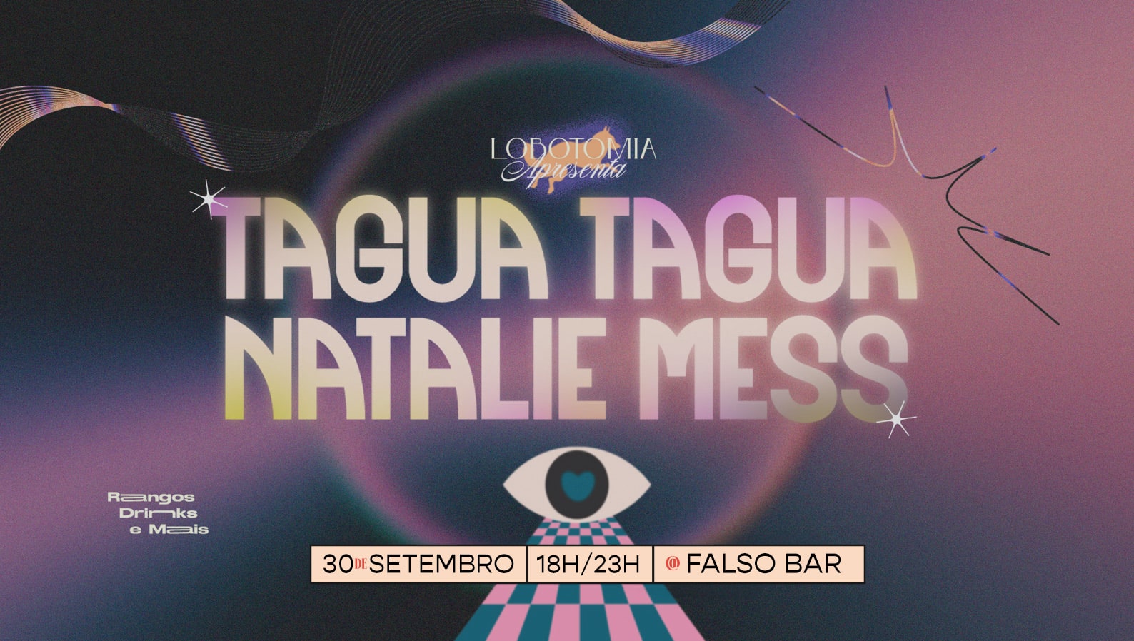 Lobotomia Apresenta: Tagua Tagua E Natalie Mess Em Sorocaba Cover