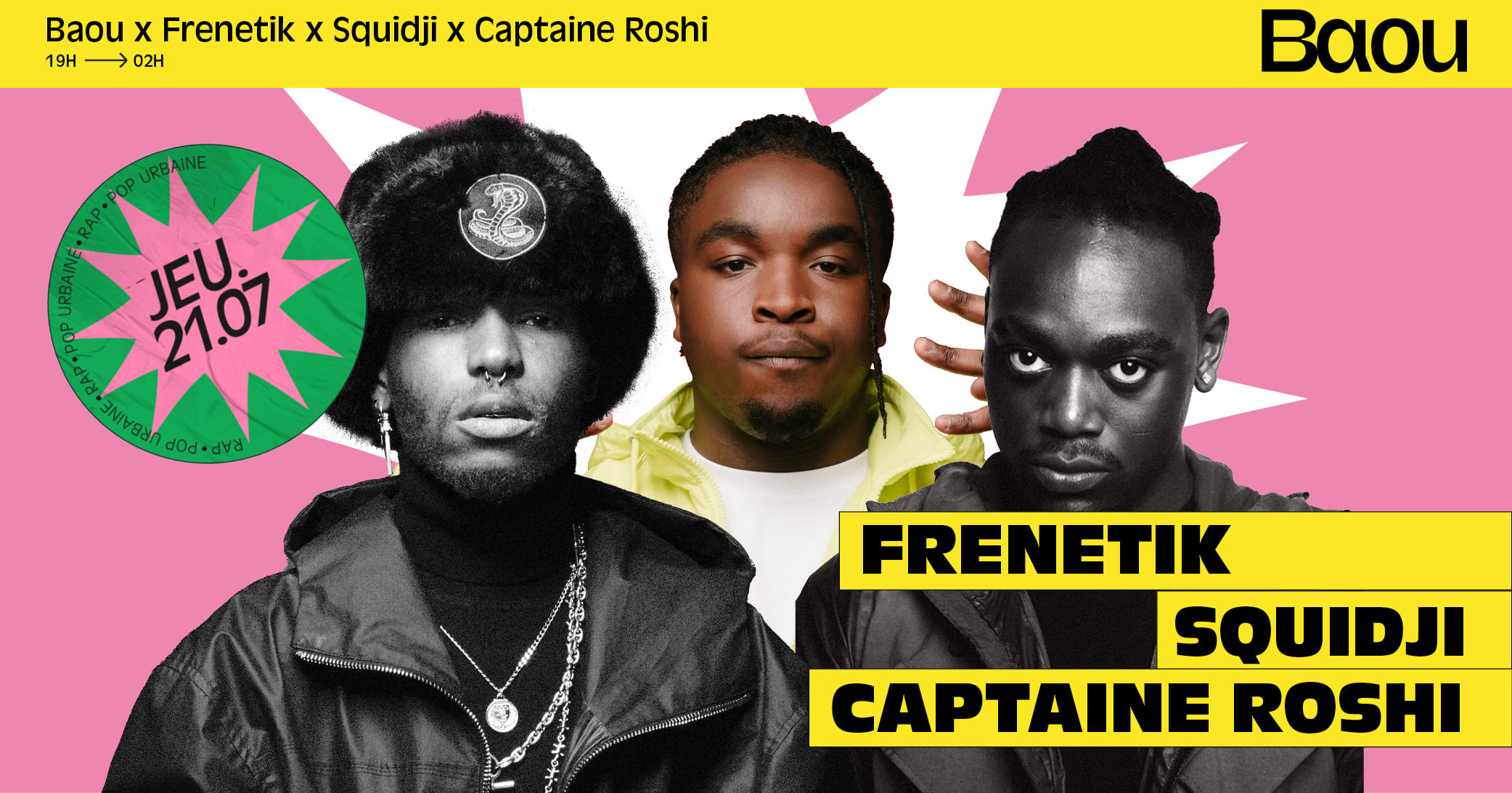 Baou : Frenetik / Captain Roshi / Squidji Cover