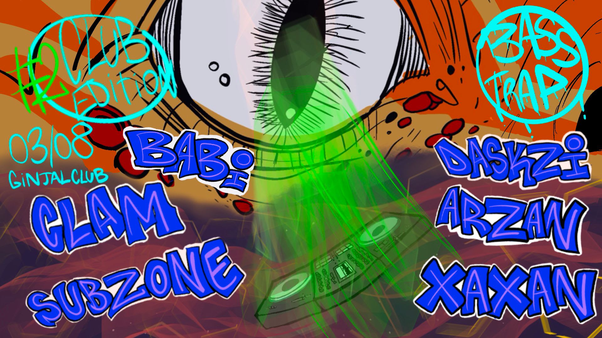 Bass Trap Club Edition #2 W/ Xaxan, Daskzi, Babi & More Cover