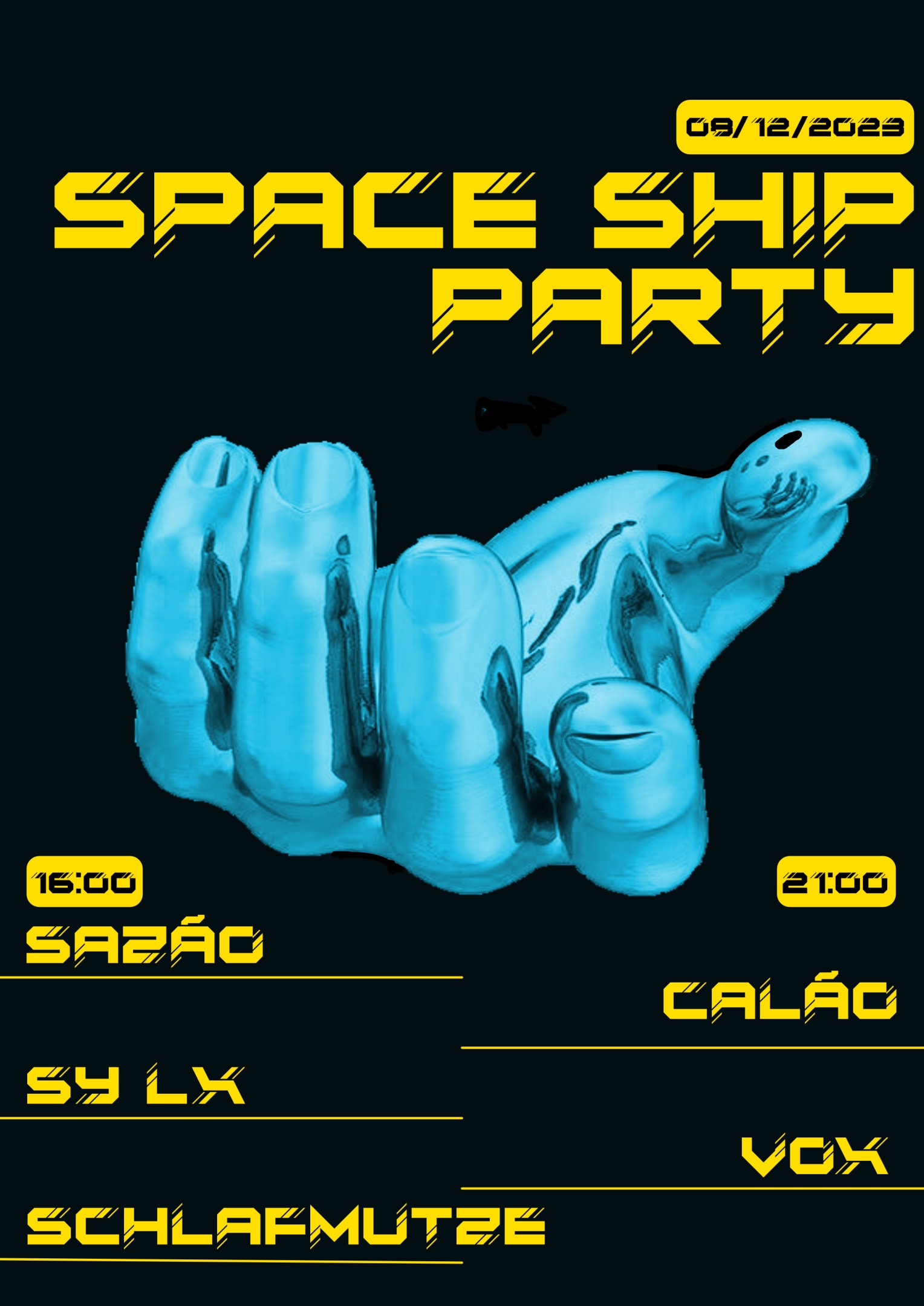 Space Ship Party Cover
