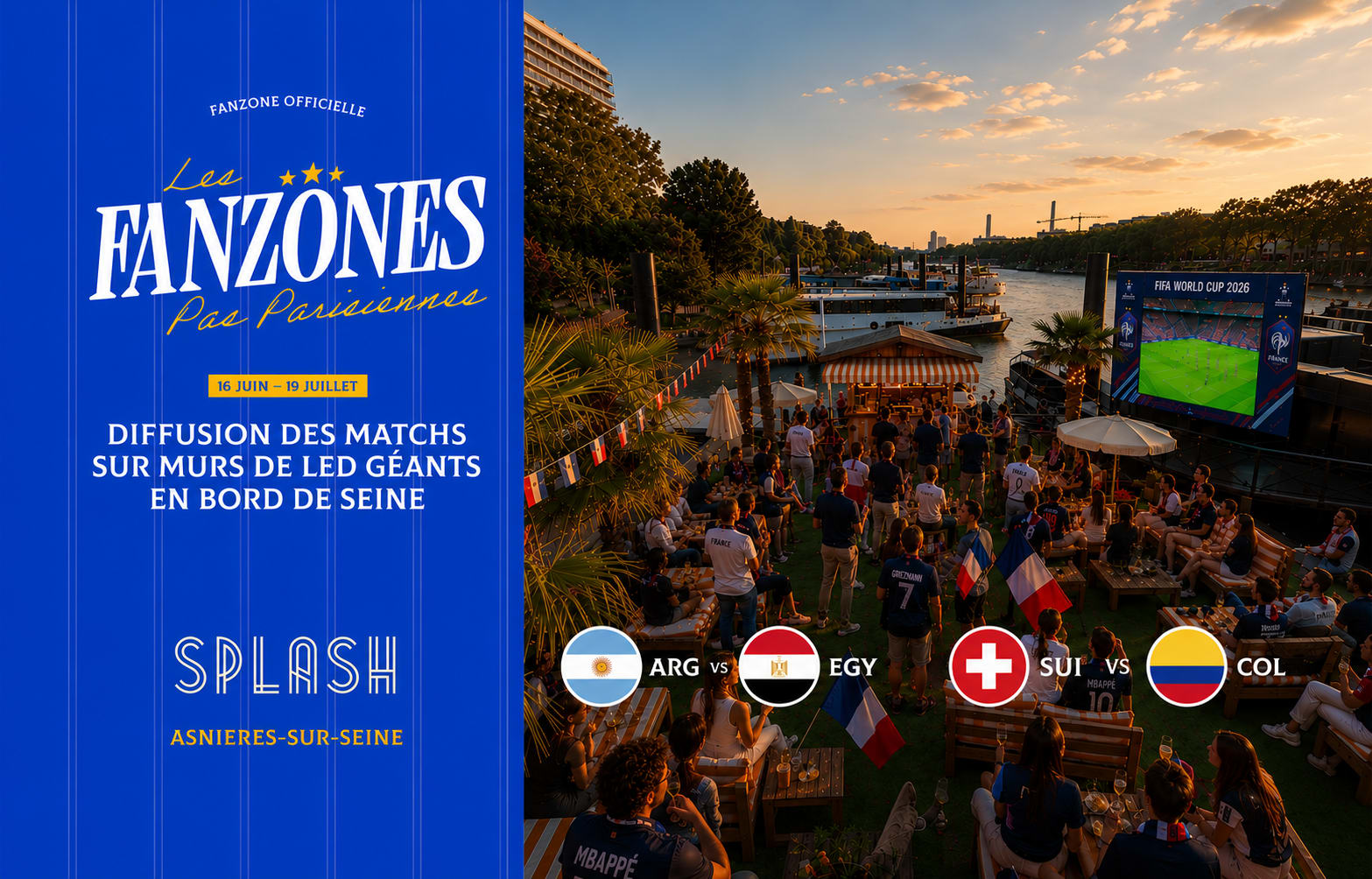 Huitième De Finale ! | Fanzone @Splash Asnières Cover