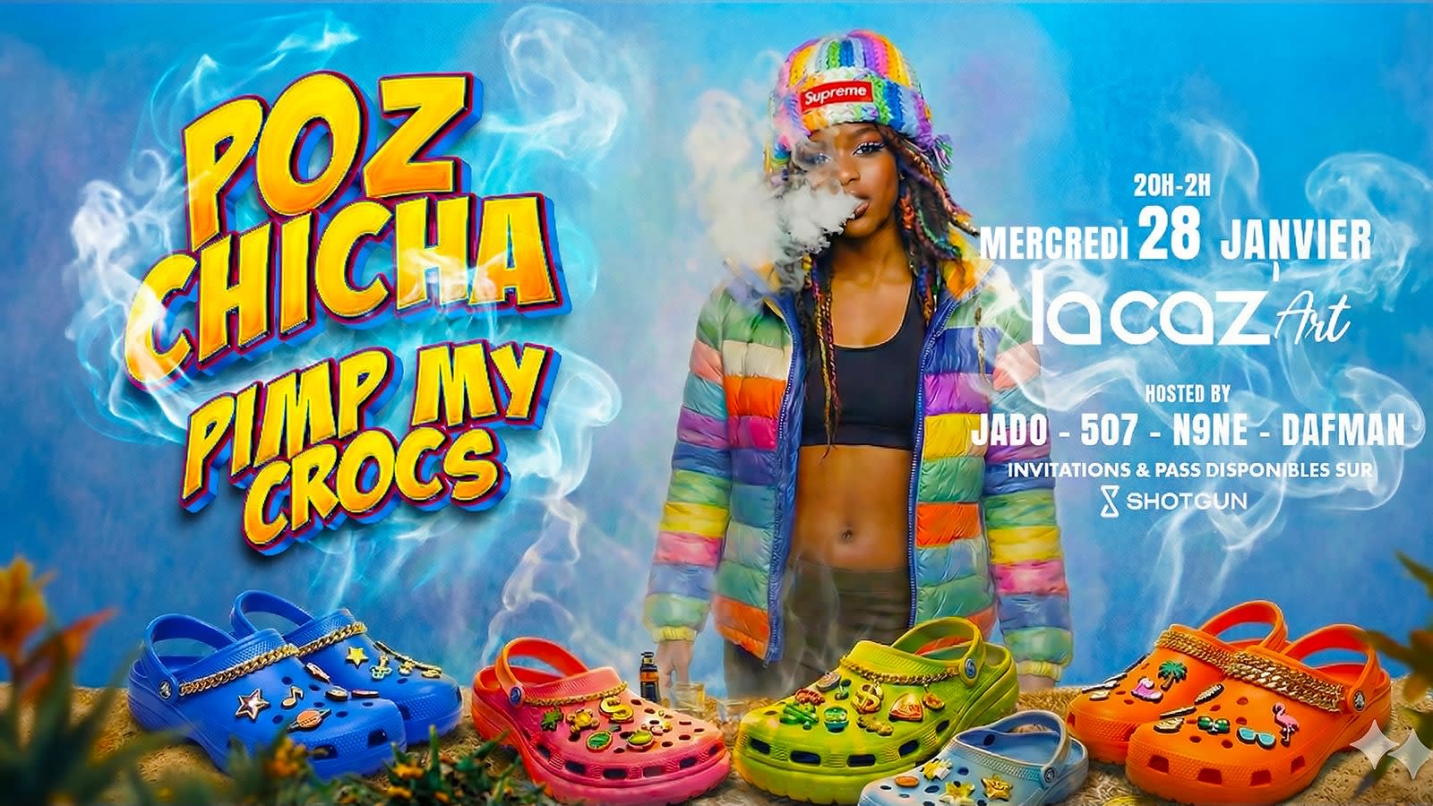 Poz Chicha Pimp My Crocs Cover