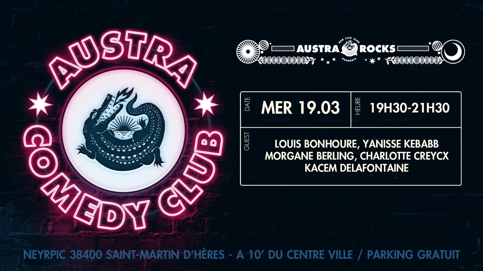 Austra Comedy Club Cover