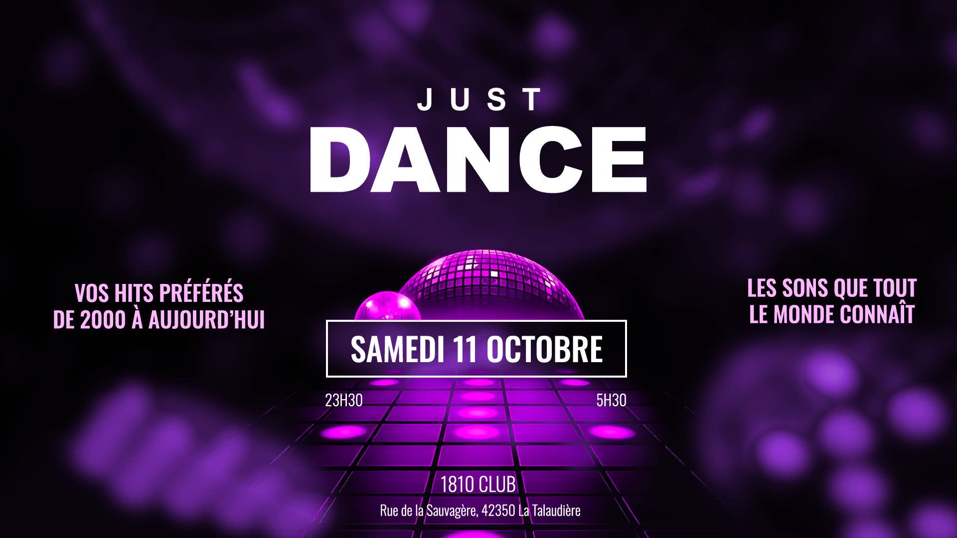 Opening Just Dance - Samedi 11 Octobre Cover