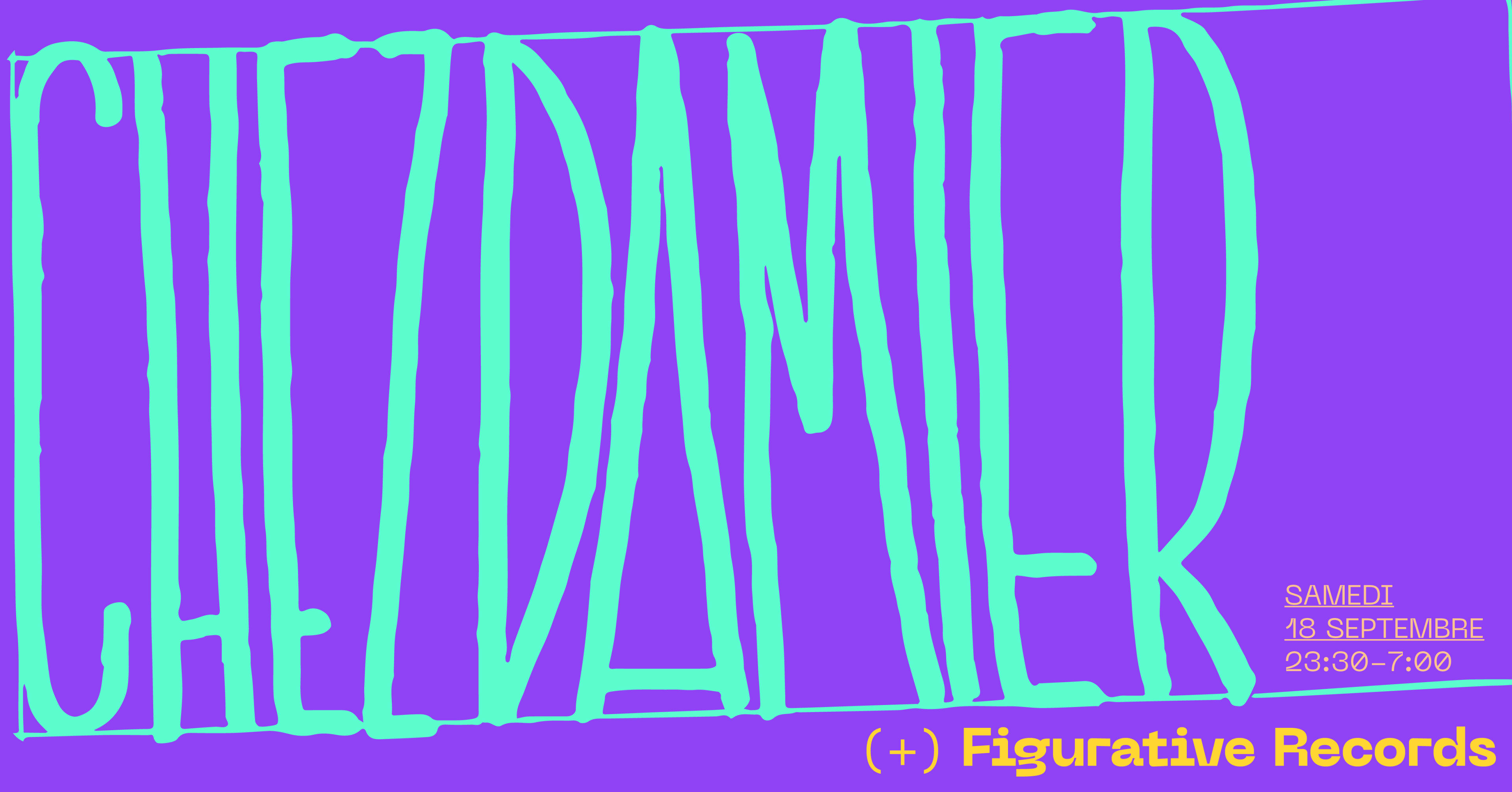 Badaboum Club : Chez Damier Extended Set, Figurative Records Cover