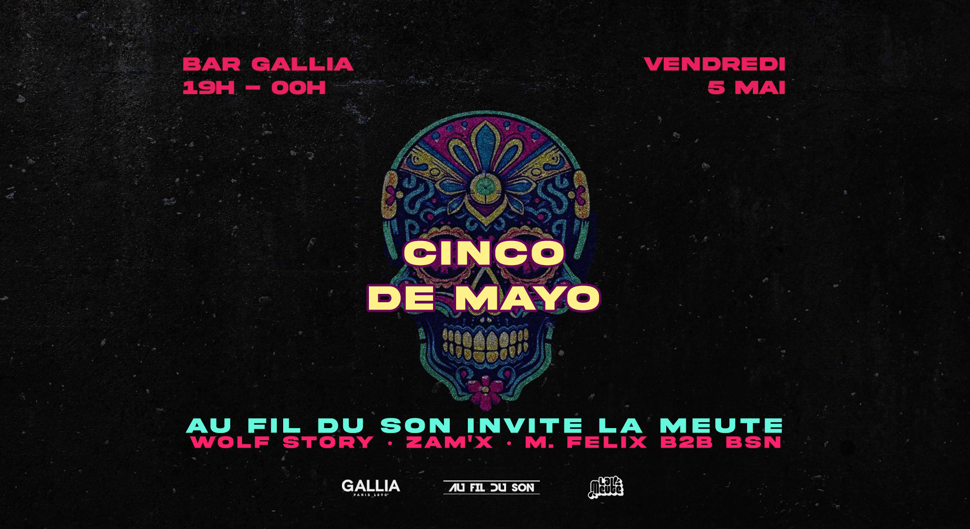 Cinco De Mayo - Au Fil Du Son Invite La Meute Cover