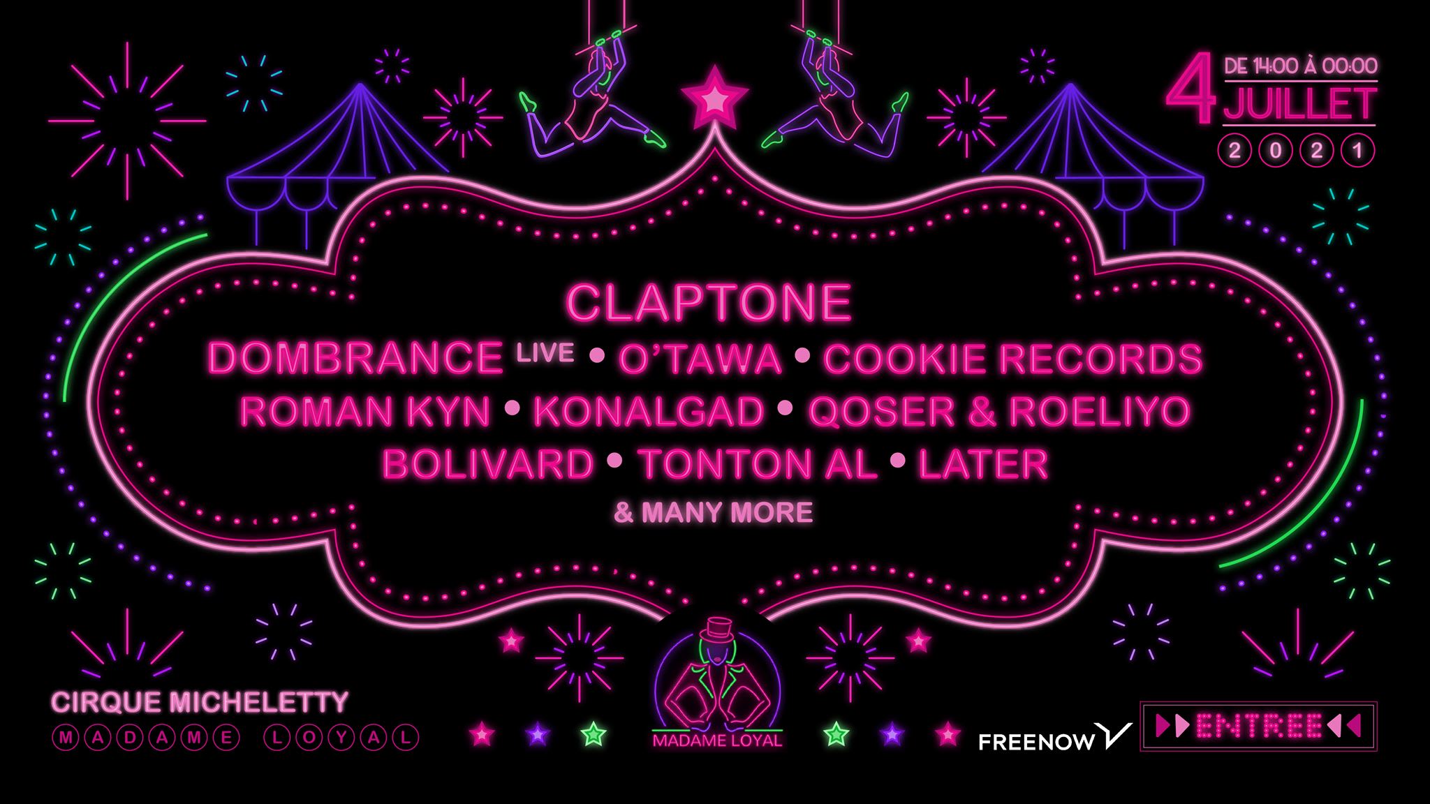 Madame Loyal : Claptone, Dombrance, Cookie Records, O'tawa & More  Cover