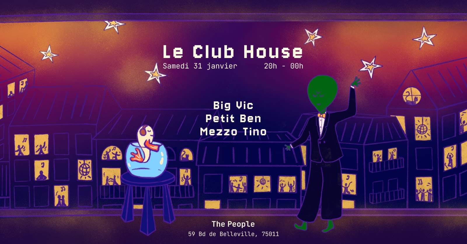 Le Club House Avec Big Vic, Petit Ben, Mezzo Tino Cover