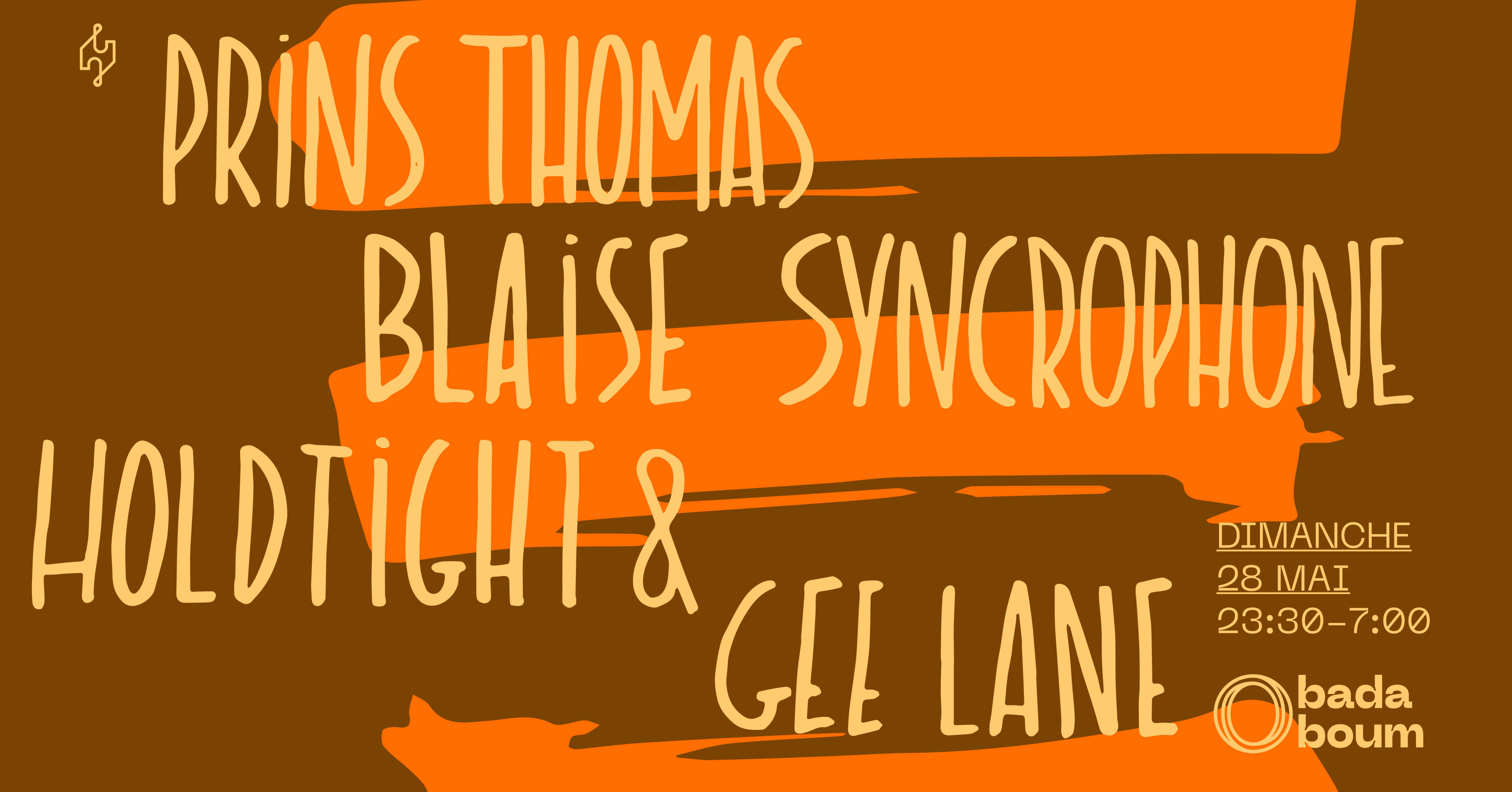 Club — Syncrophone Label Night W/ Prins Thomas, Holdtight... Cover
