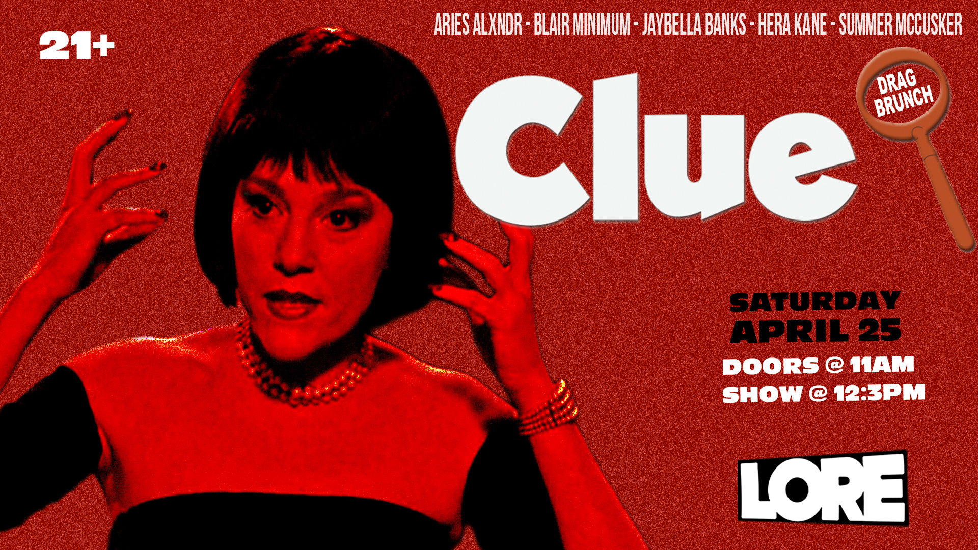Clue Drag Brunch! Cover