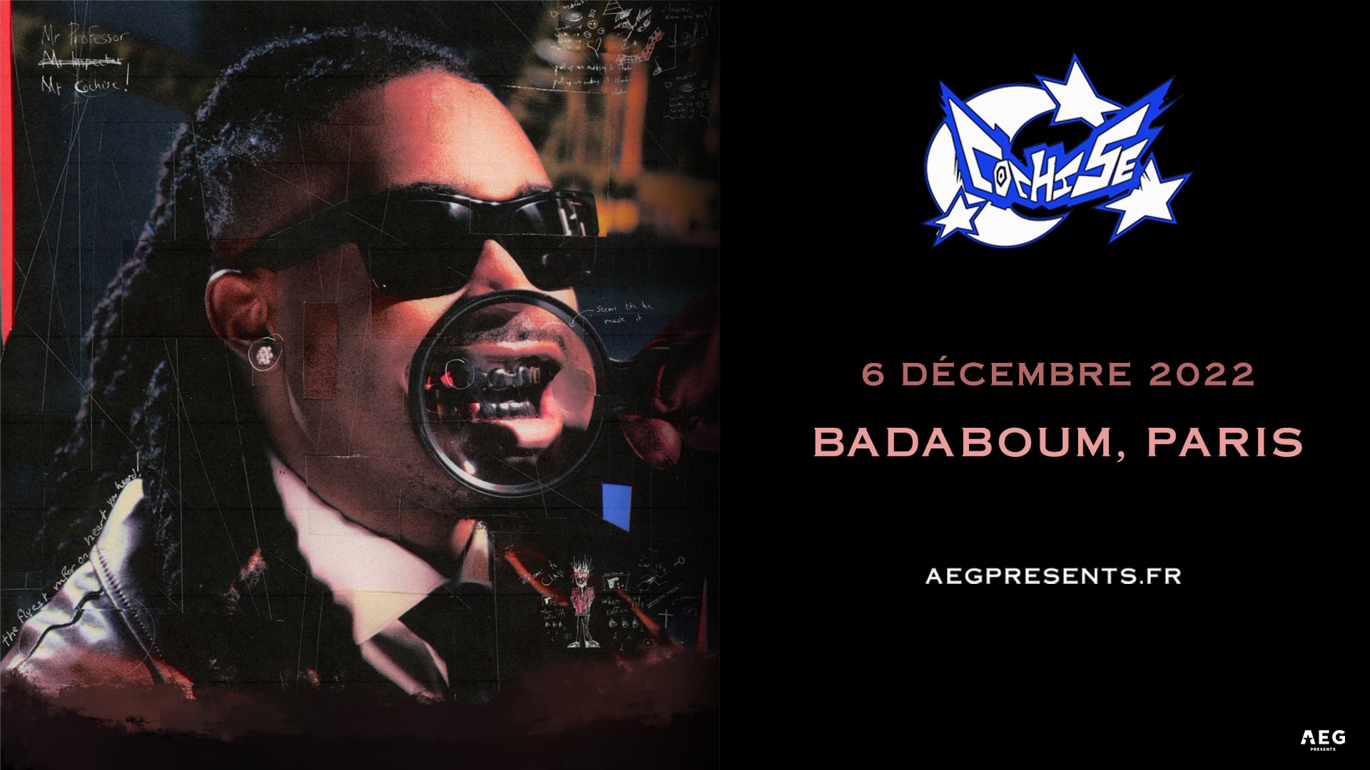 Cochise • Badaboum, Paris • 6 Décembre 2022 Cover