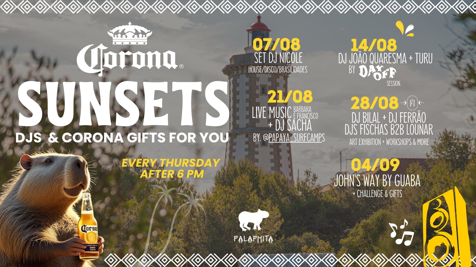 Corona Sunsets At Palaphita Cover